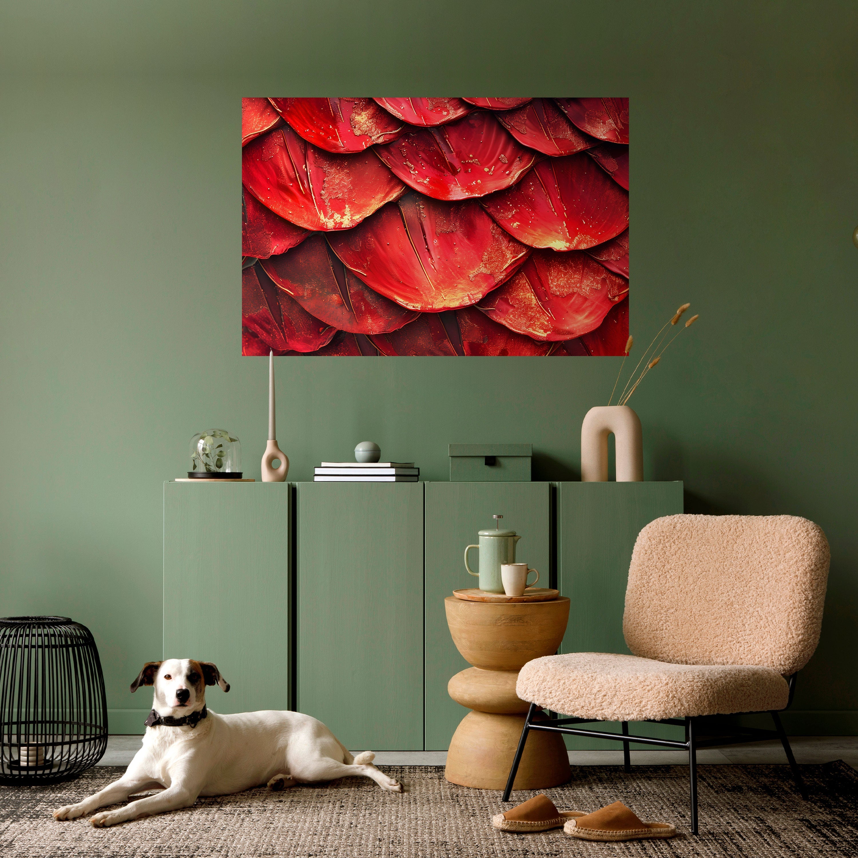 Affiche horizontale autocollante RUBY PETAL DANCE