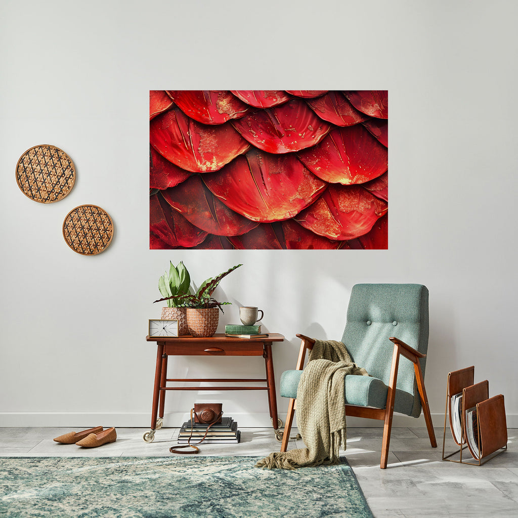 Affiche horizontale autocollante RUBY PETAL DANCE