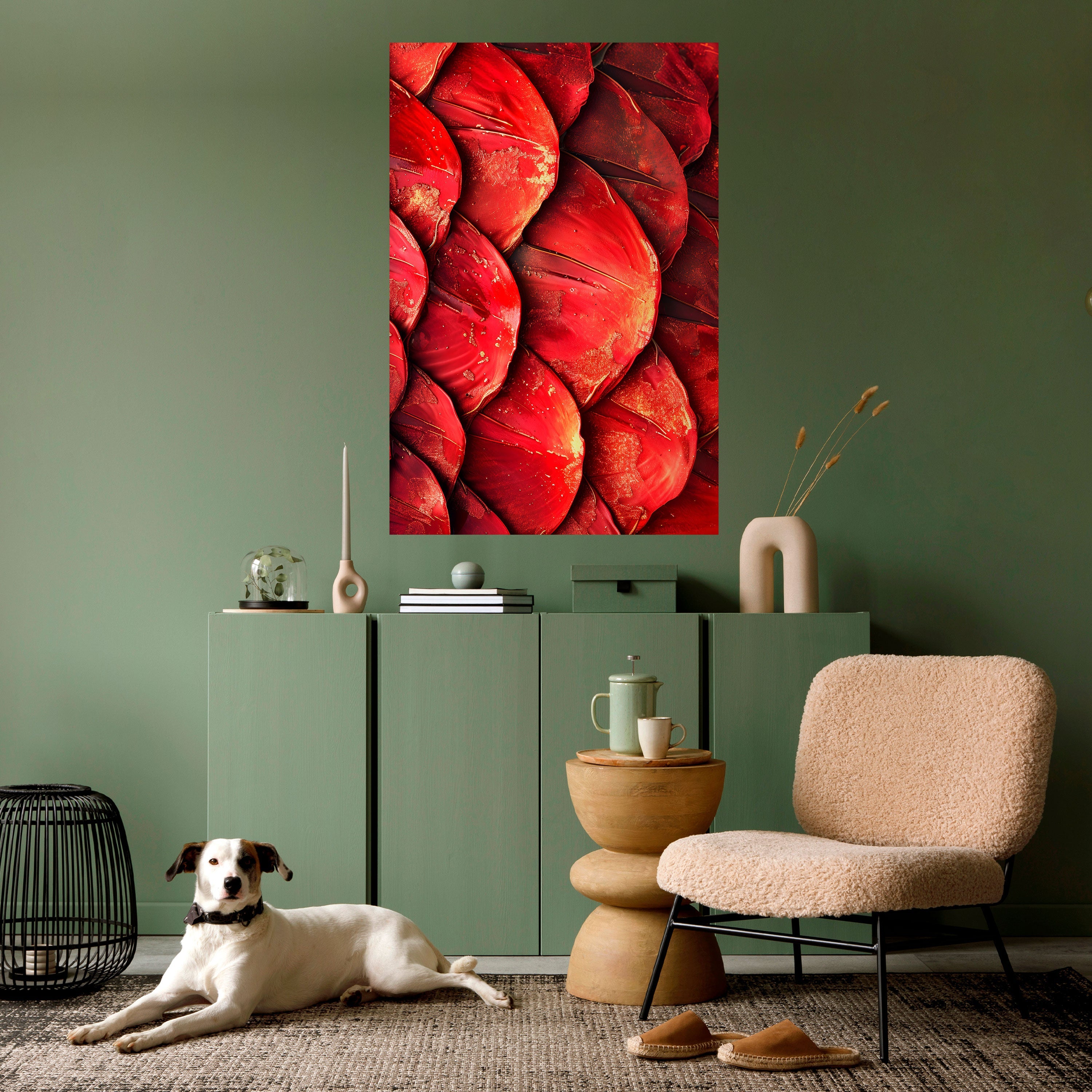 Affiche verticale autocollante RUBY PETAL DANCE