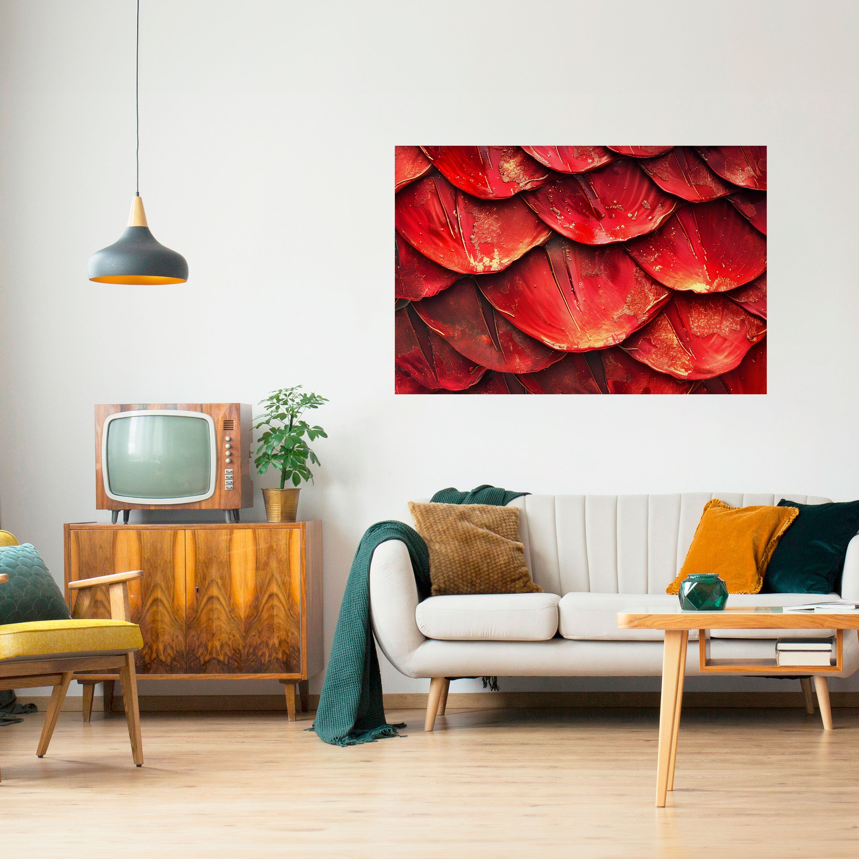 Affiche horizontale autocollante RUBY PETAL DANCE