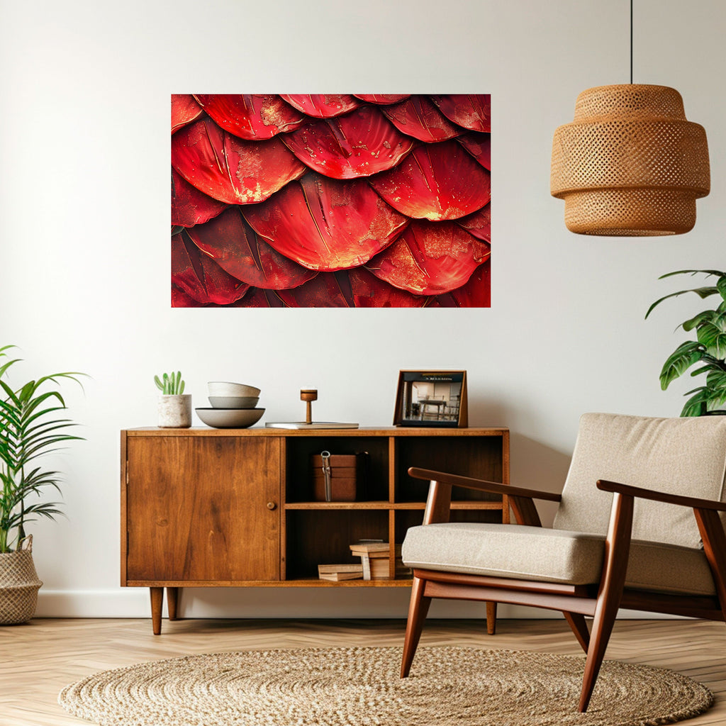 Affiche horizontale autocollante RUBY PETAL DANCE