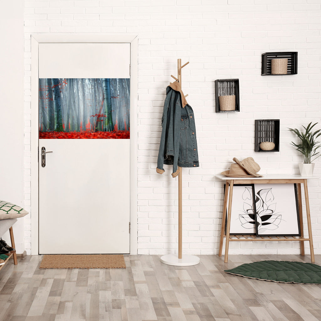 Affiche horizontale autocollante TRANQUIL RED ELEGANCE