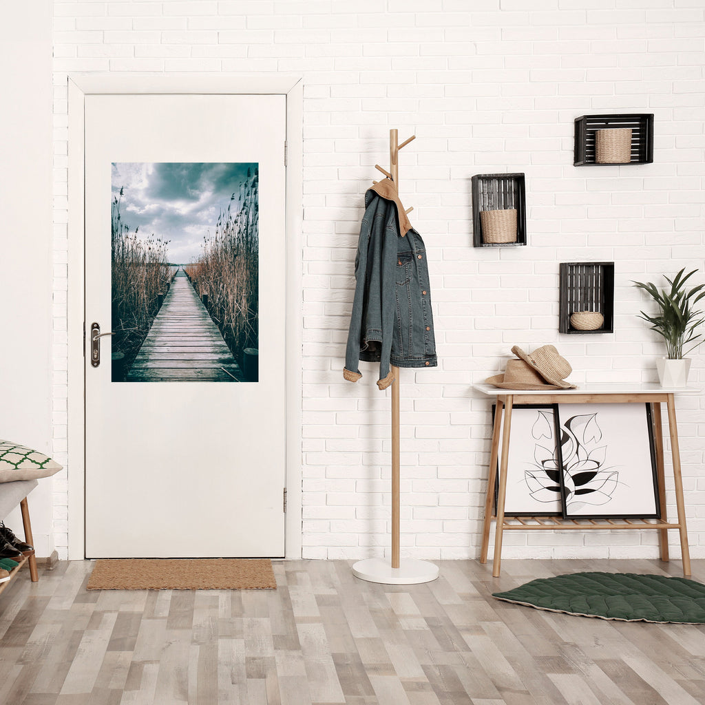 REGARDEZ DANS LE CALME Affiche verticale autocollante