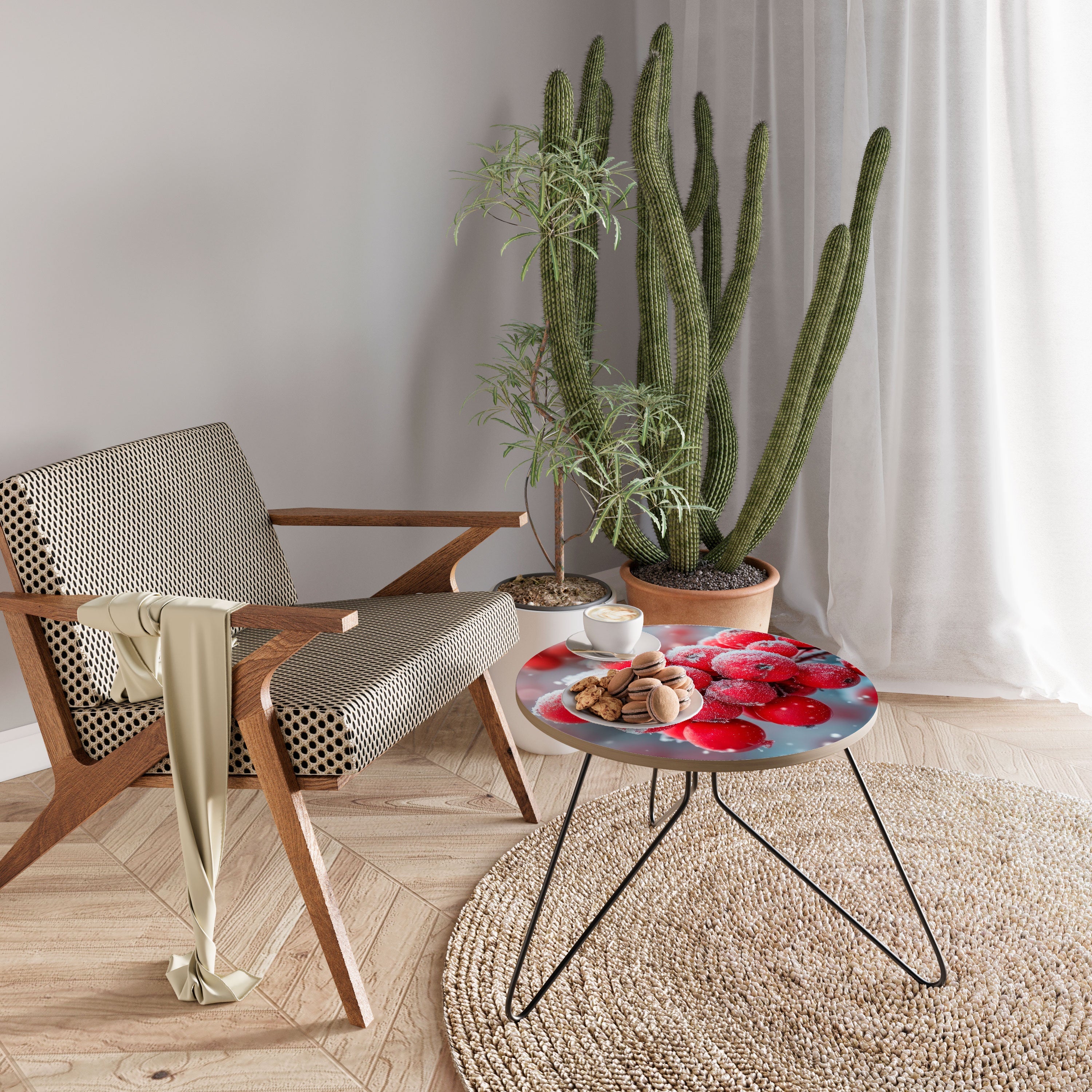 Table basse WINTER'S CRIMSON TREASURES 60