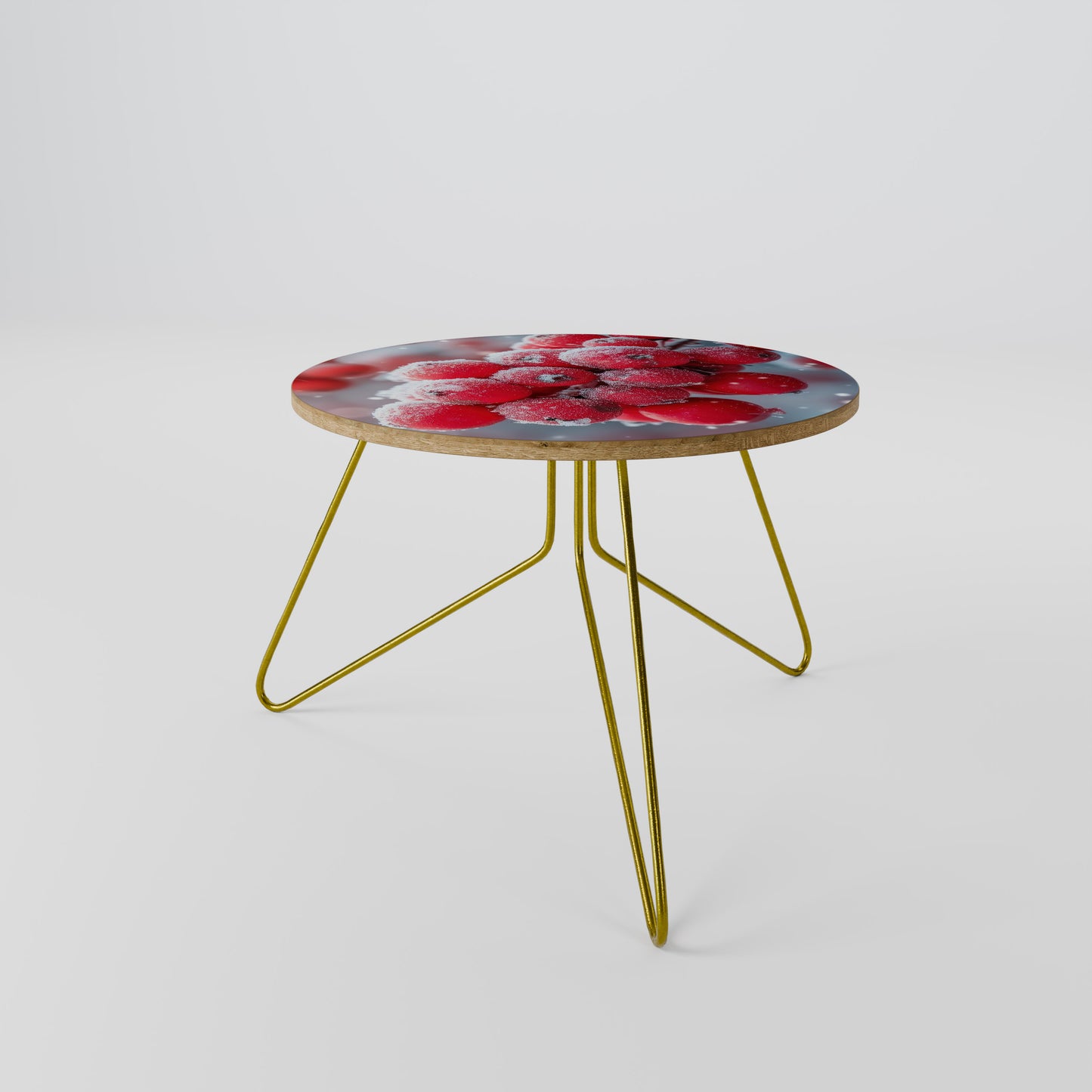 WINTER'S CRIMSON TREASURES Coffee Table