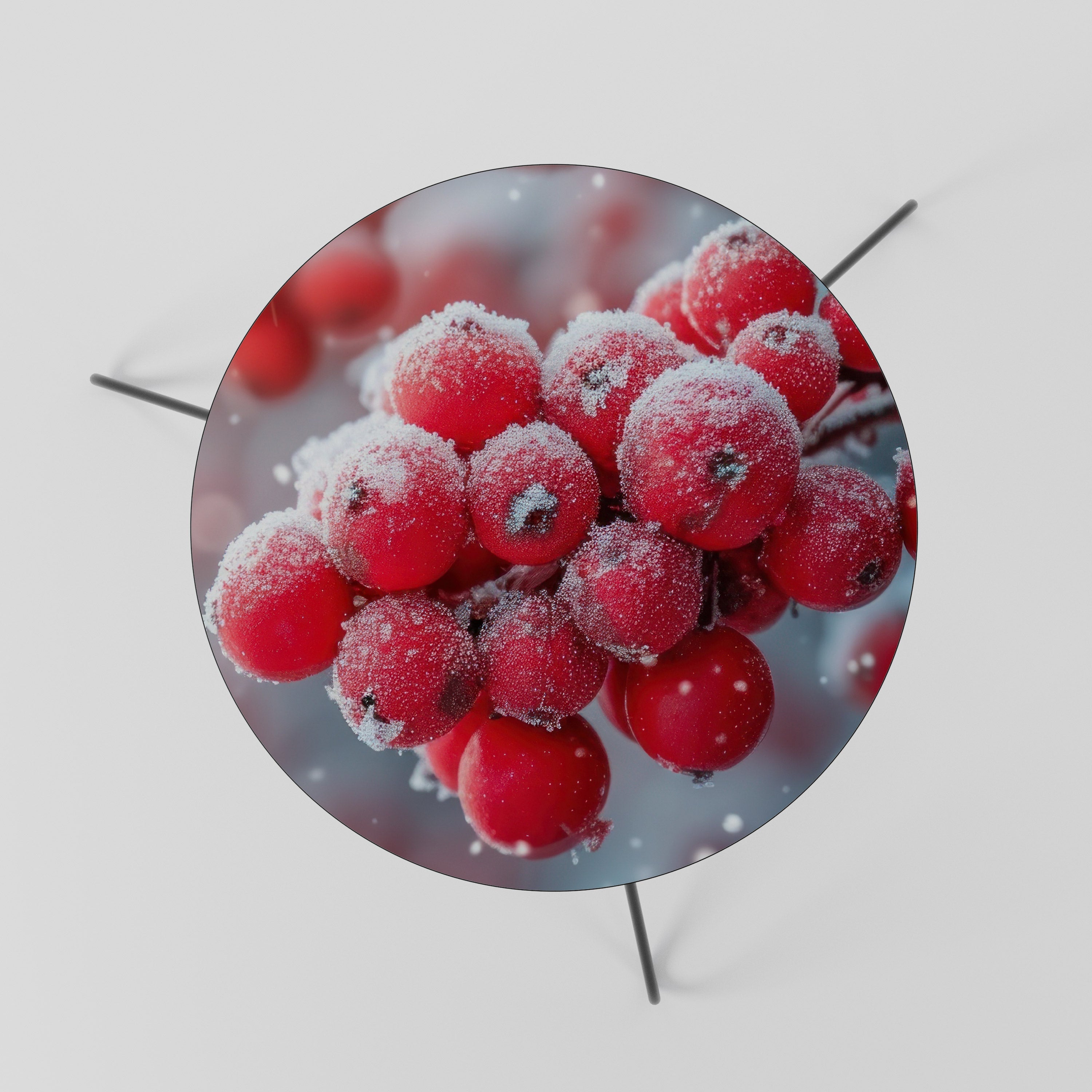 Table basse WINTER'S CRIMSON TREASURES 60