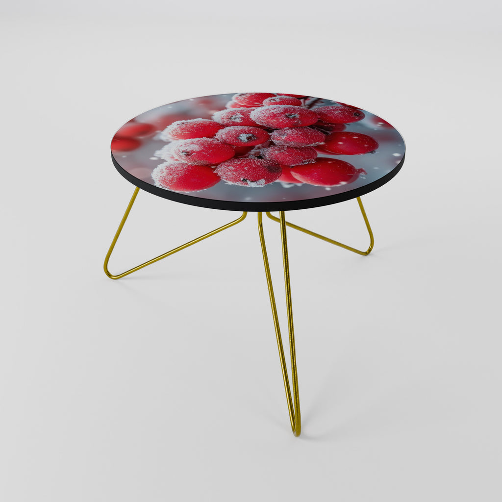 WINTER'S CRIMSON TREASURES Coffee Table