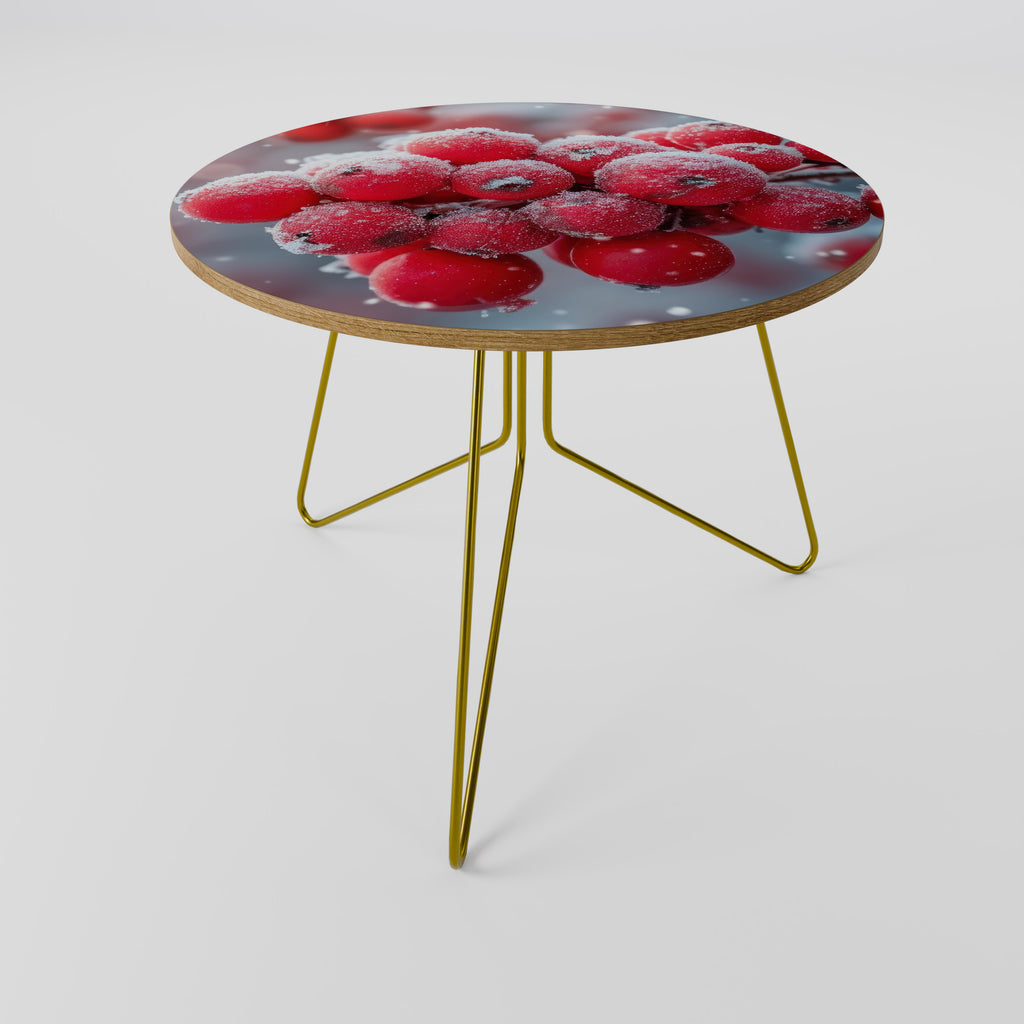 WINTER'S CRIMSON TREASURES Coffee Table
