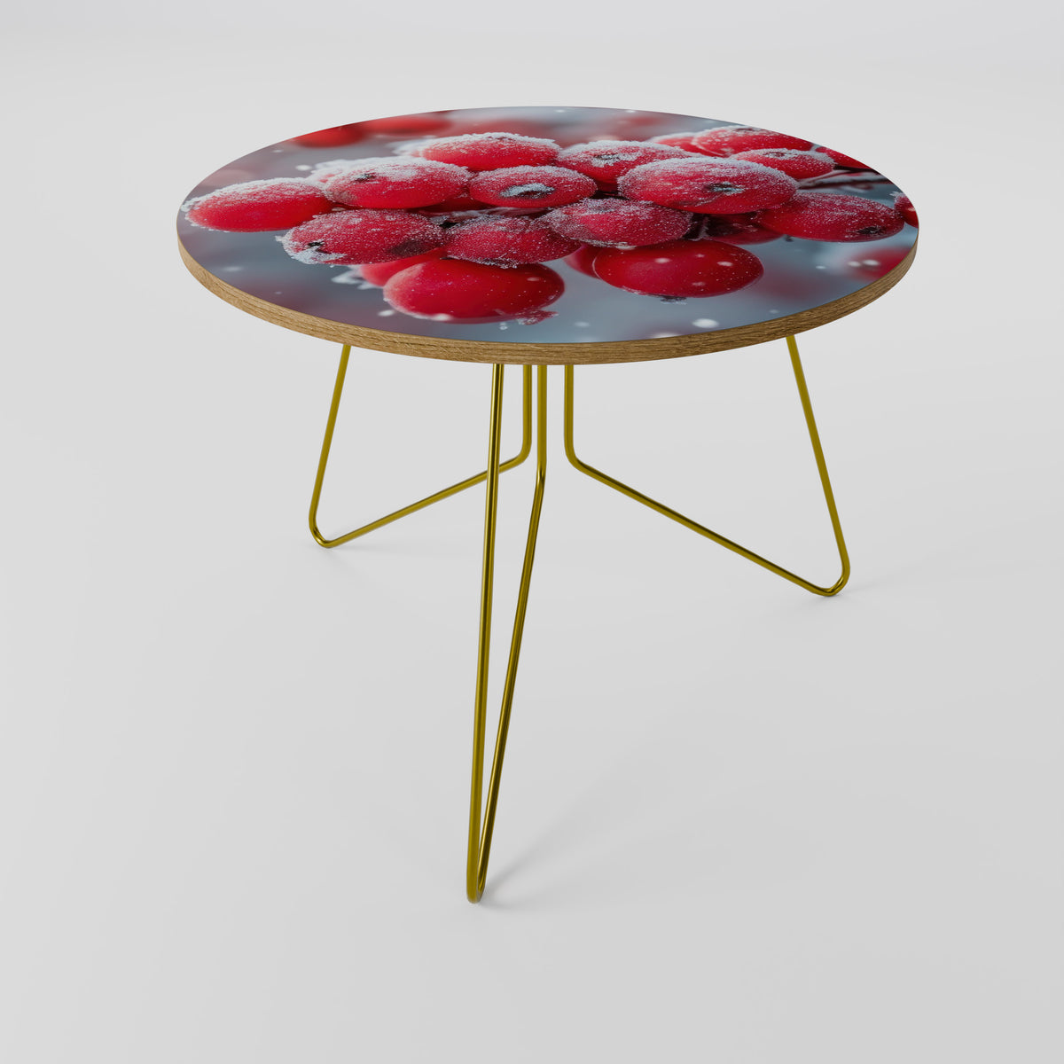 WINTER'S CRIMSON TREASURES Coffee Table