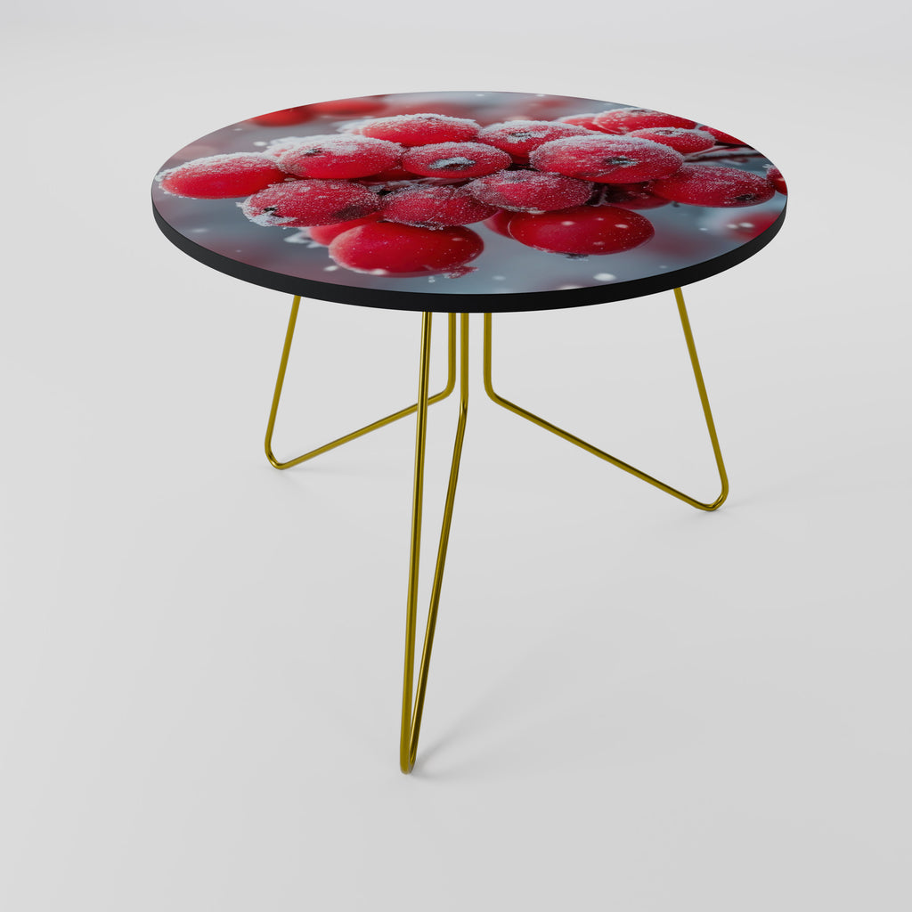 WINTER'S CRIMSON TREASURES Coffee Table