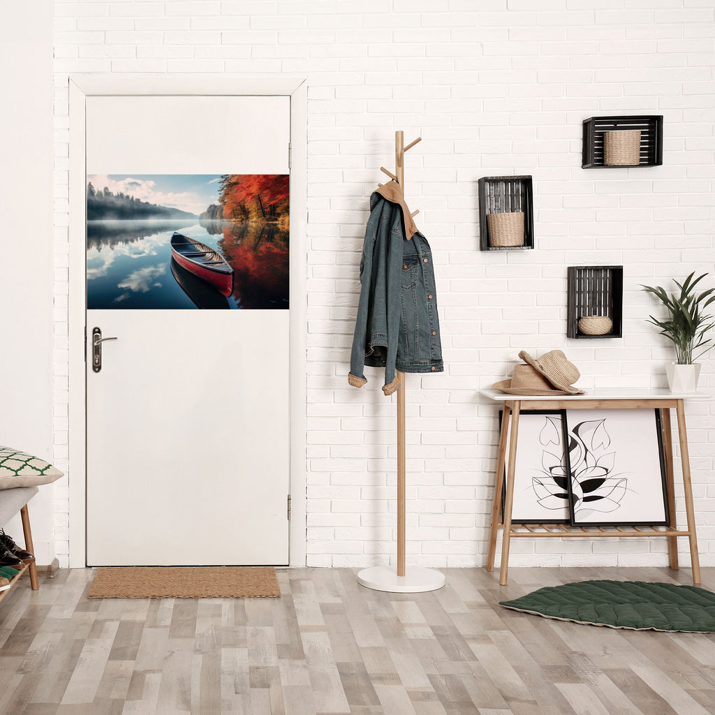 Affiche horizontale autocollante « BATEAU DE LA TRANQUILLITÉ »