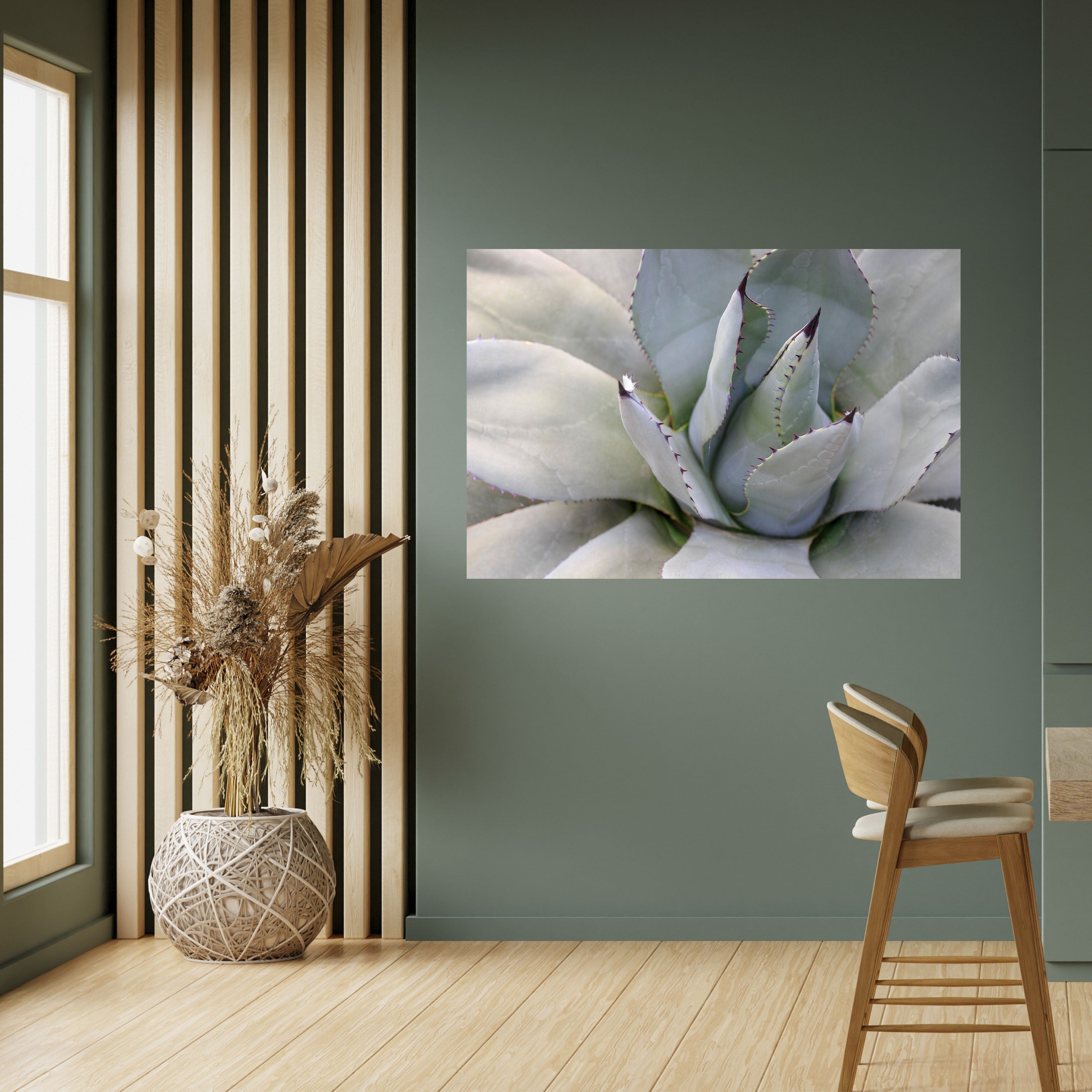 Affiche horizontale autocollante AGAVE ELEGANCE