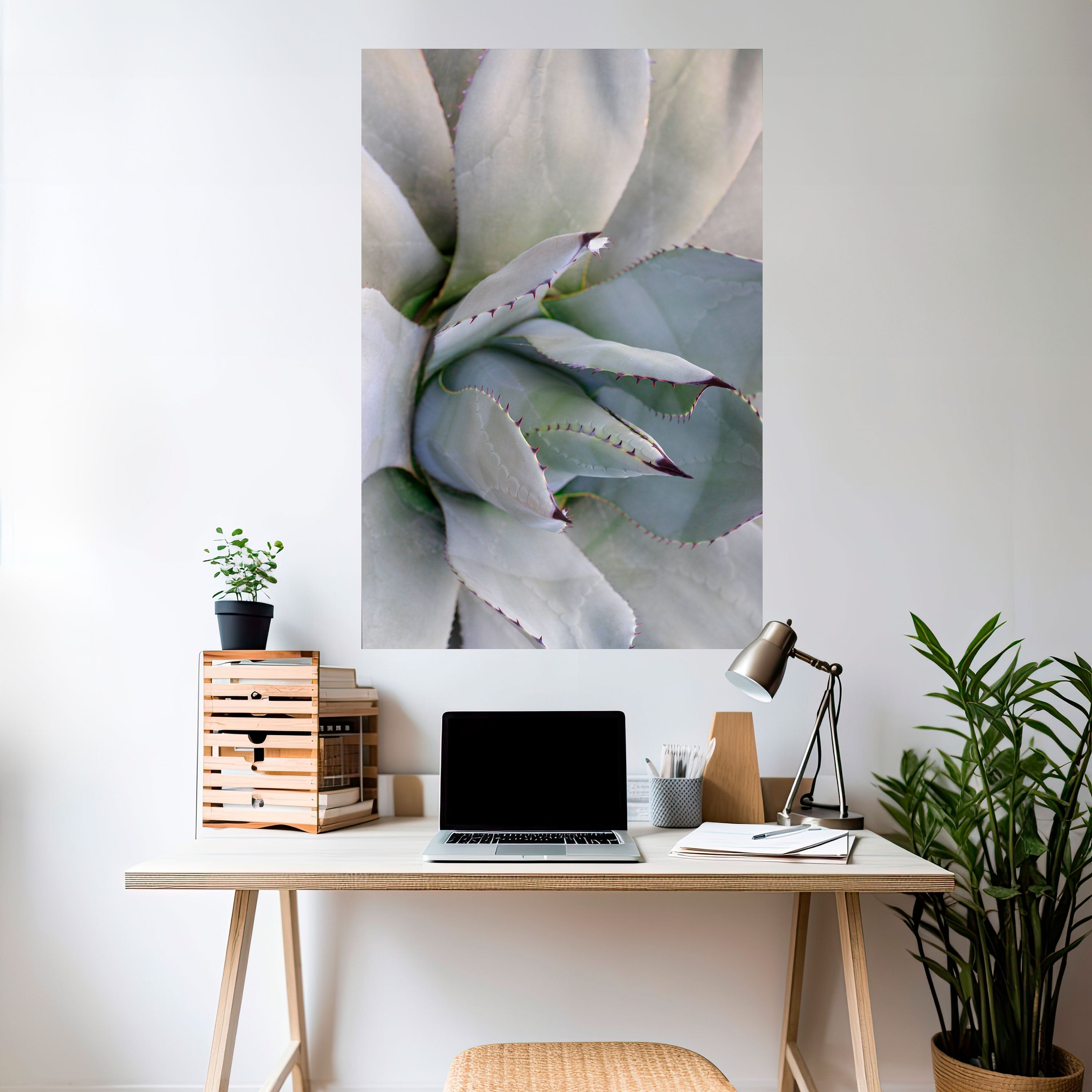 Affiche verticale autocollante AGAVE ELEGANCE