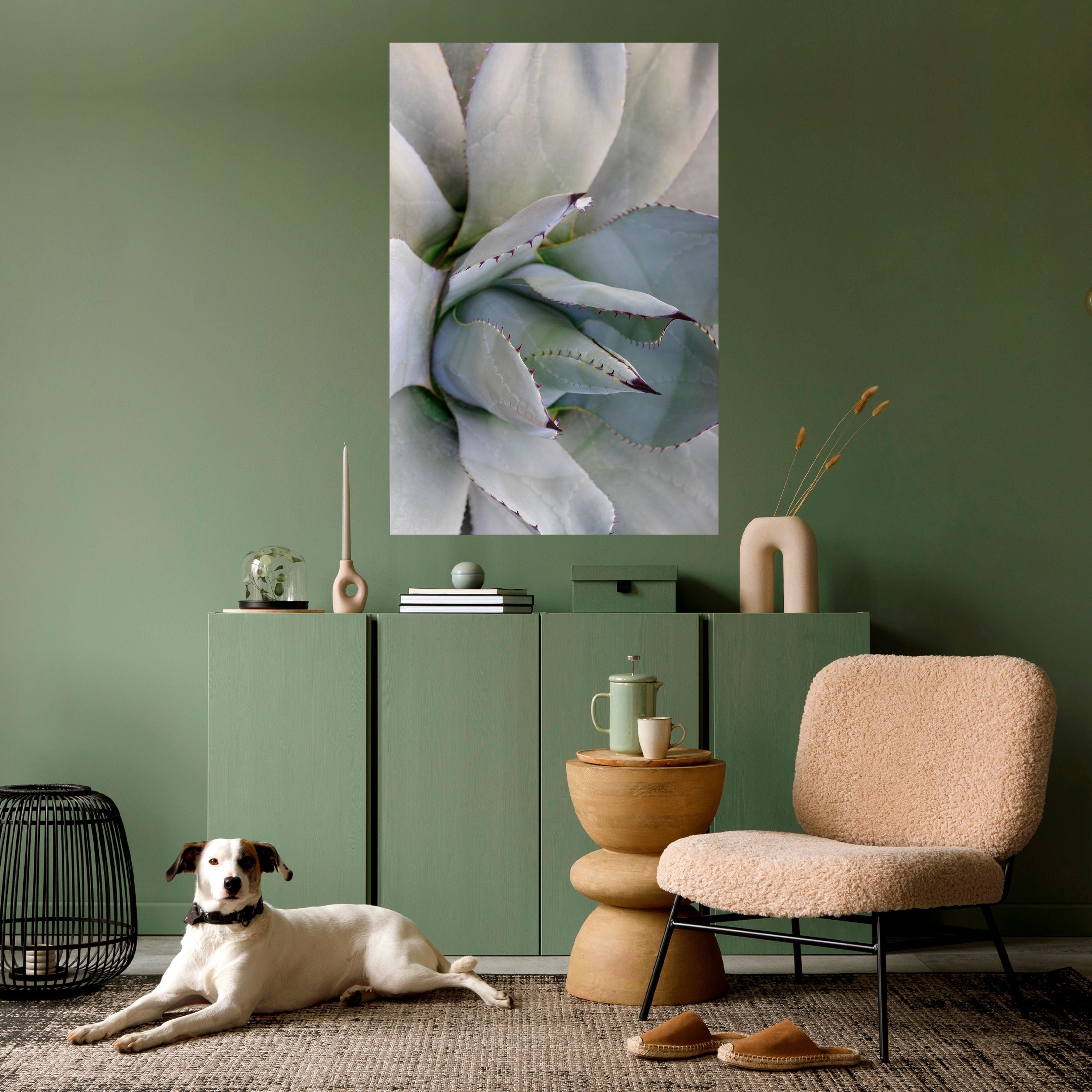 Affiche verticale autocollante AGAVE ELEGANCE