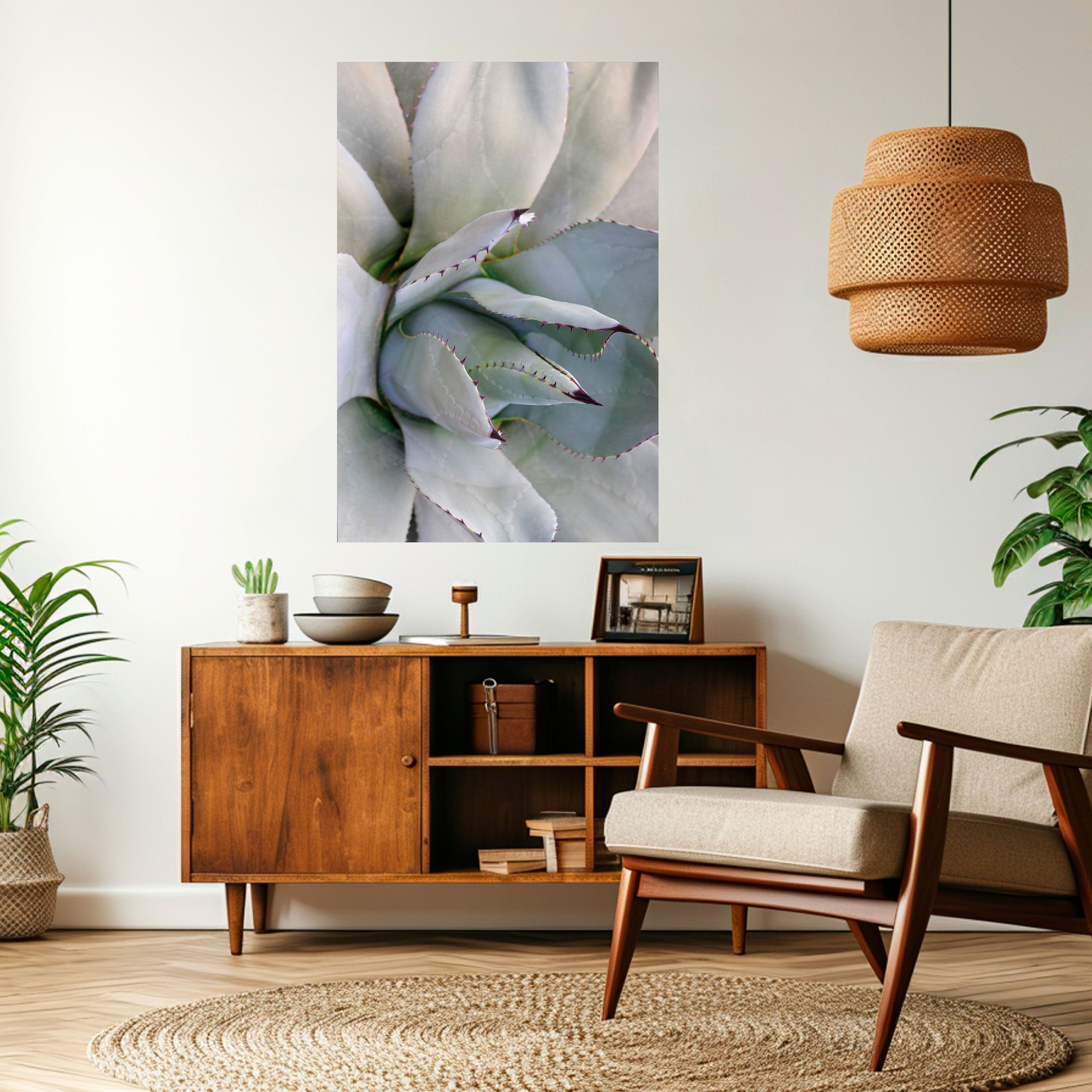 Affiche verticale autocollante AGAVE ELEGANCE
