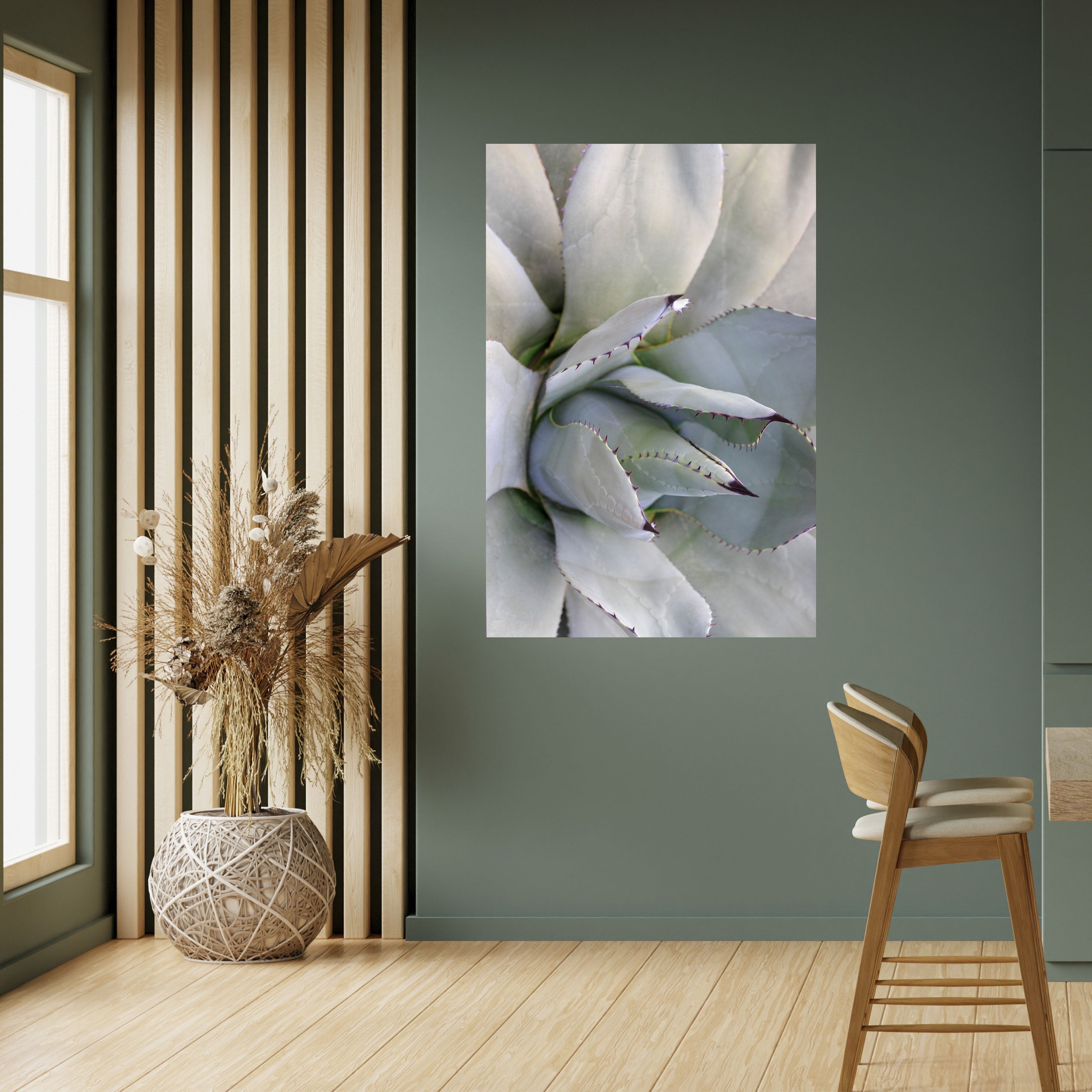 Affiche verticale autocollante AGAVE ELEGANCE