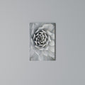 ELEGANT PETAL SWIRL Vertical Canvas Print