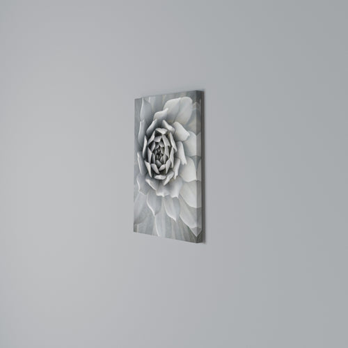 ELEGANT PETAL SWIRL Vertical Canvas Print