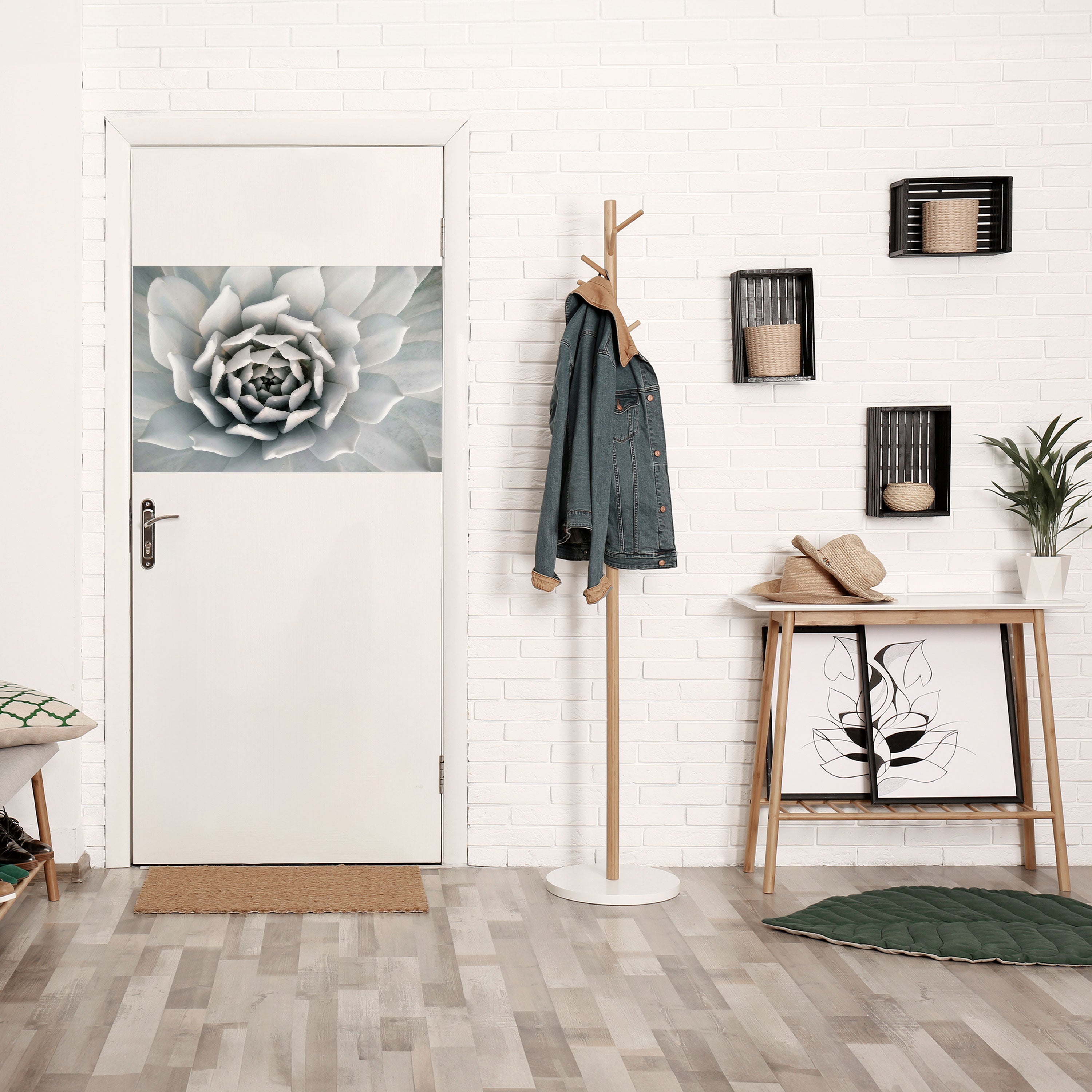 Affiche horizontale autocollante « ÉLÉGANT TOURBILLON DE PÉTALES »