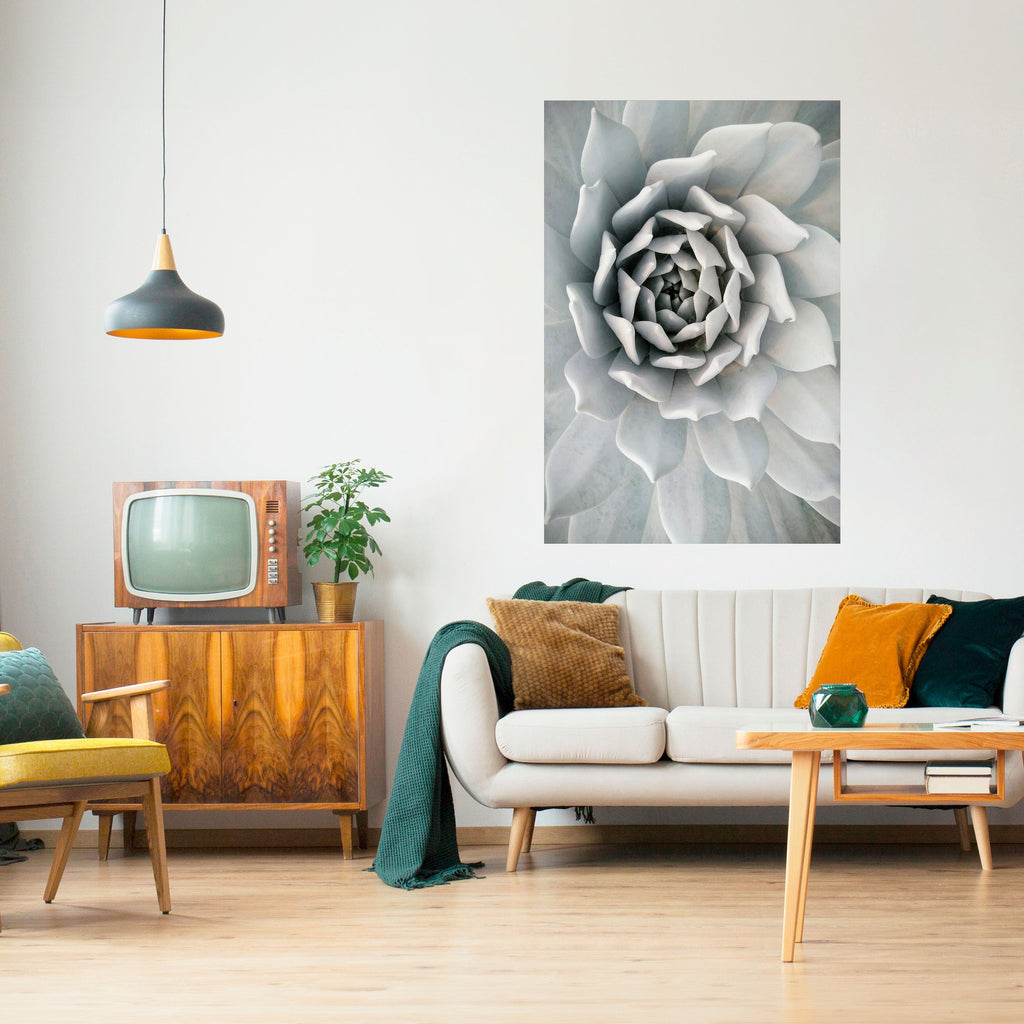 Affiche verticale autocollante « ÉLÉGANT TOURBILLON DE PÉTALES »