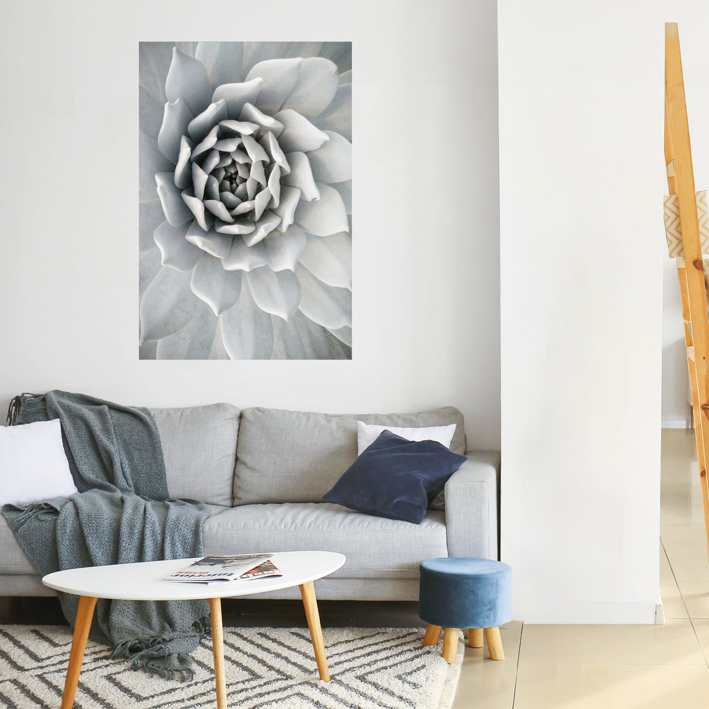 Affiche verticale autocollante « ÉLÉGANT TOURBILLON DE PÉTALES »