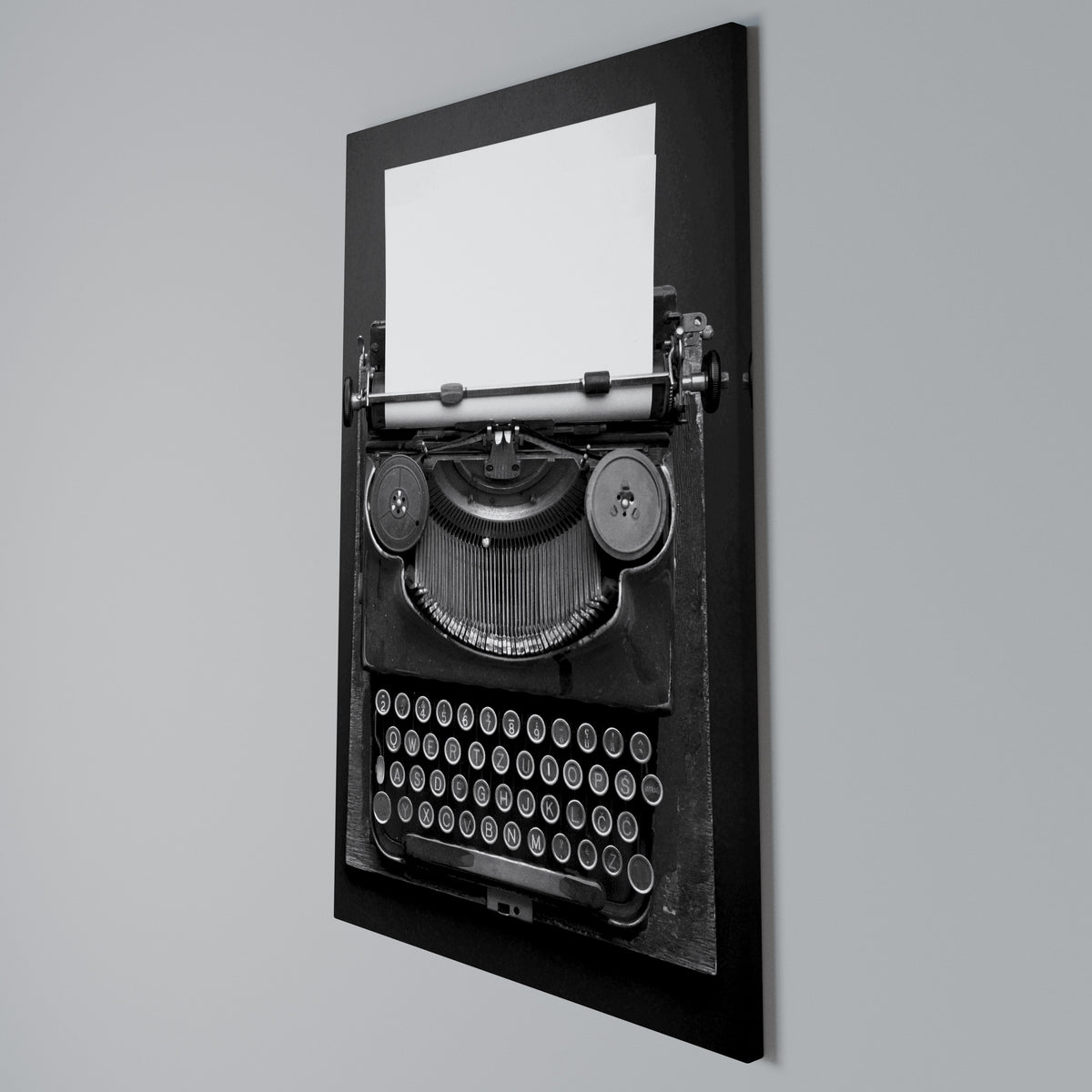 TYPEWRITER SYMPHONY Vertical Canvas Print