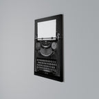 TYPEWRITER SYMPHONY Vertical Canvas Print