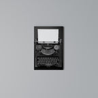 TYPEWRITER SYMPHONY Vertical Canvas Print