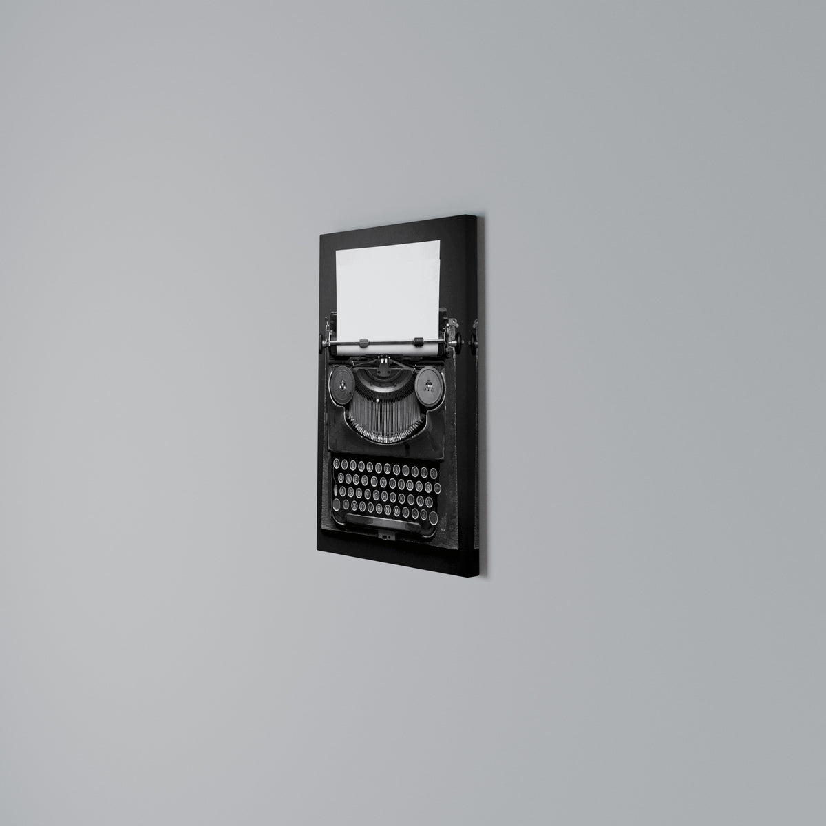 TYPEWRITER SYMPHONY Vertical Canvas Print