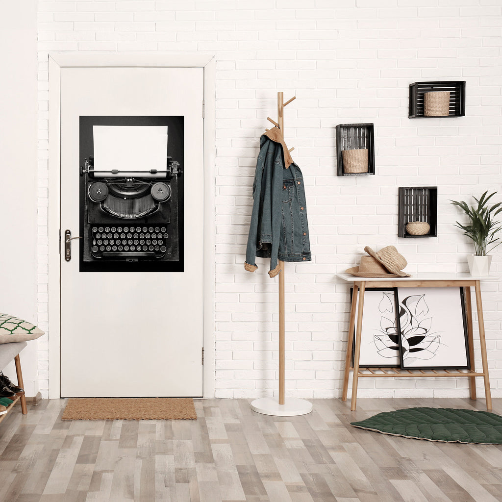 Affiche verticale autocollante « SYMPHONIE DE LA MACHINE À ÉCRIRE »