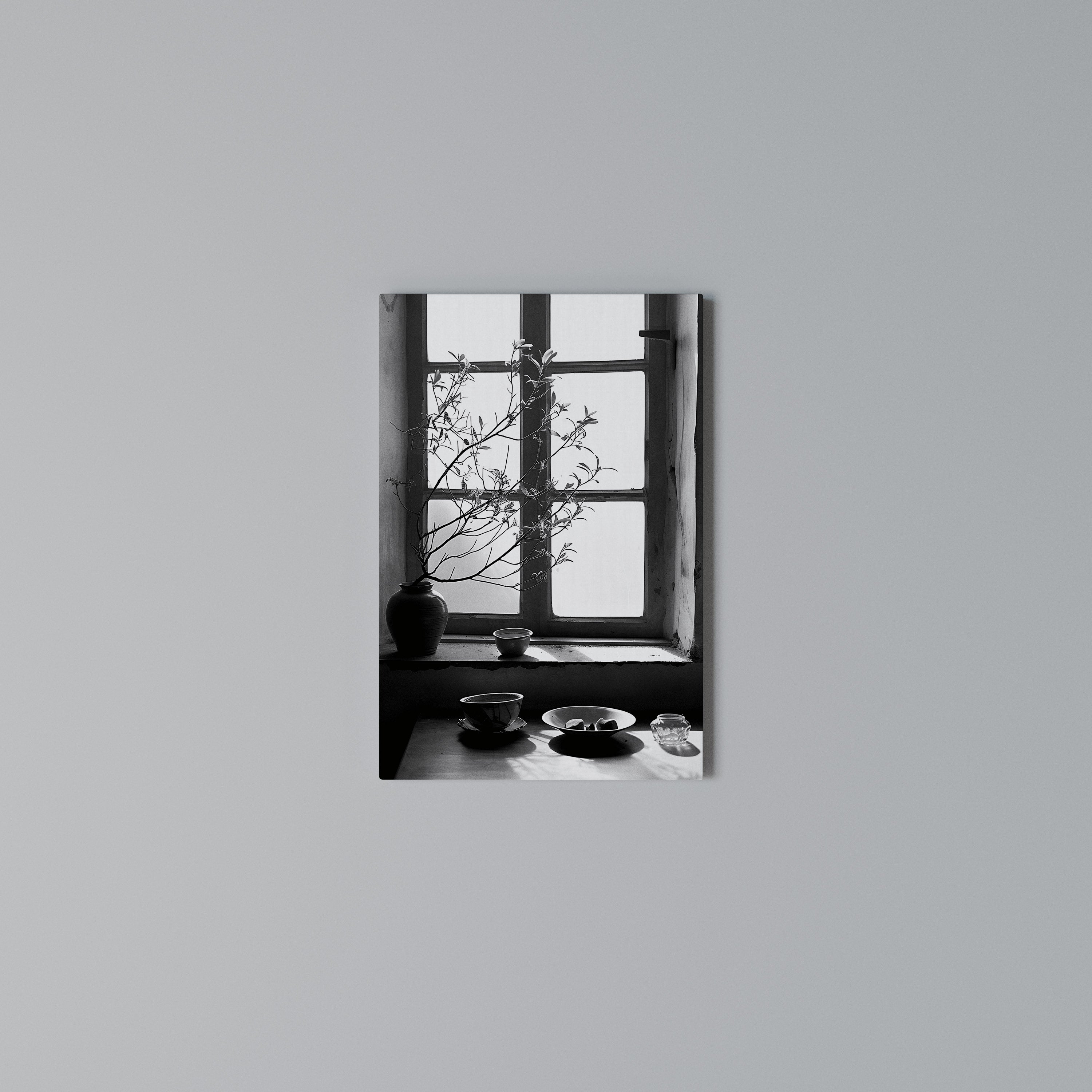 WHISPERING WINDOW LIGHT Vertical Canvas Print