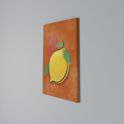 LUSCIOUS LEMON Vertical Canvas Print