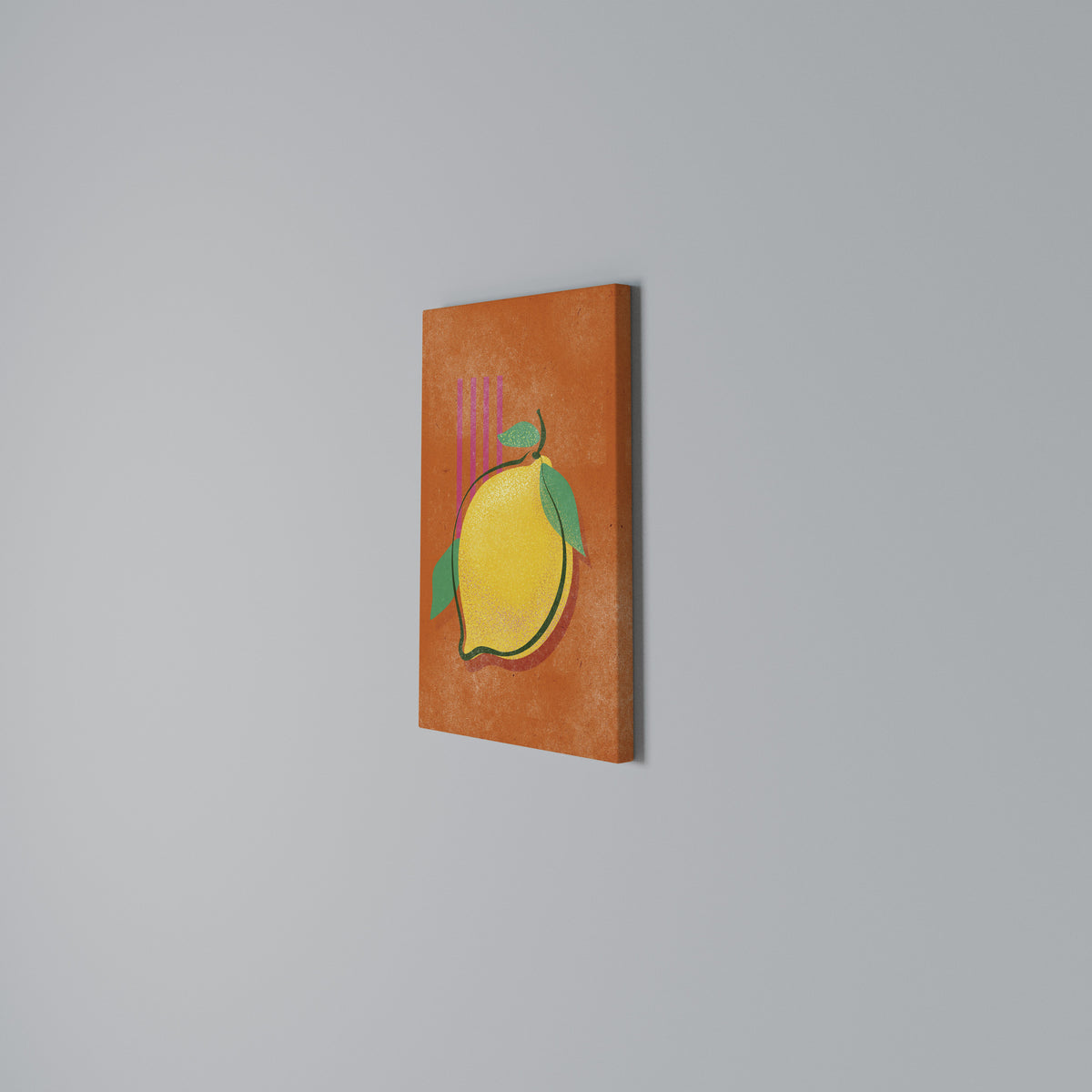 LUSCIOUS LEMON Vertical Canvas Print