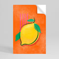 LUSCIOUS LEMON Peel and Stick Vertical Poster