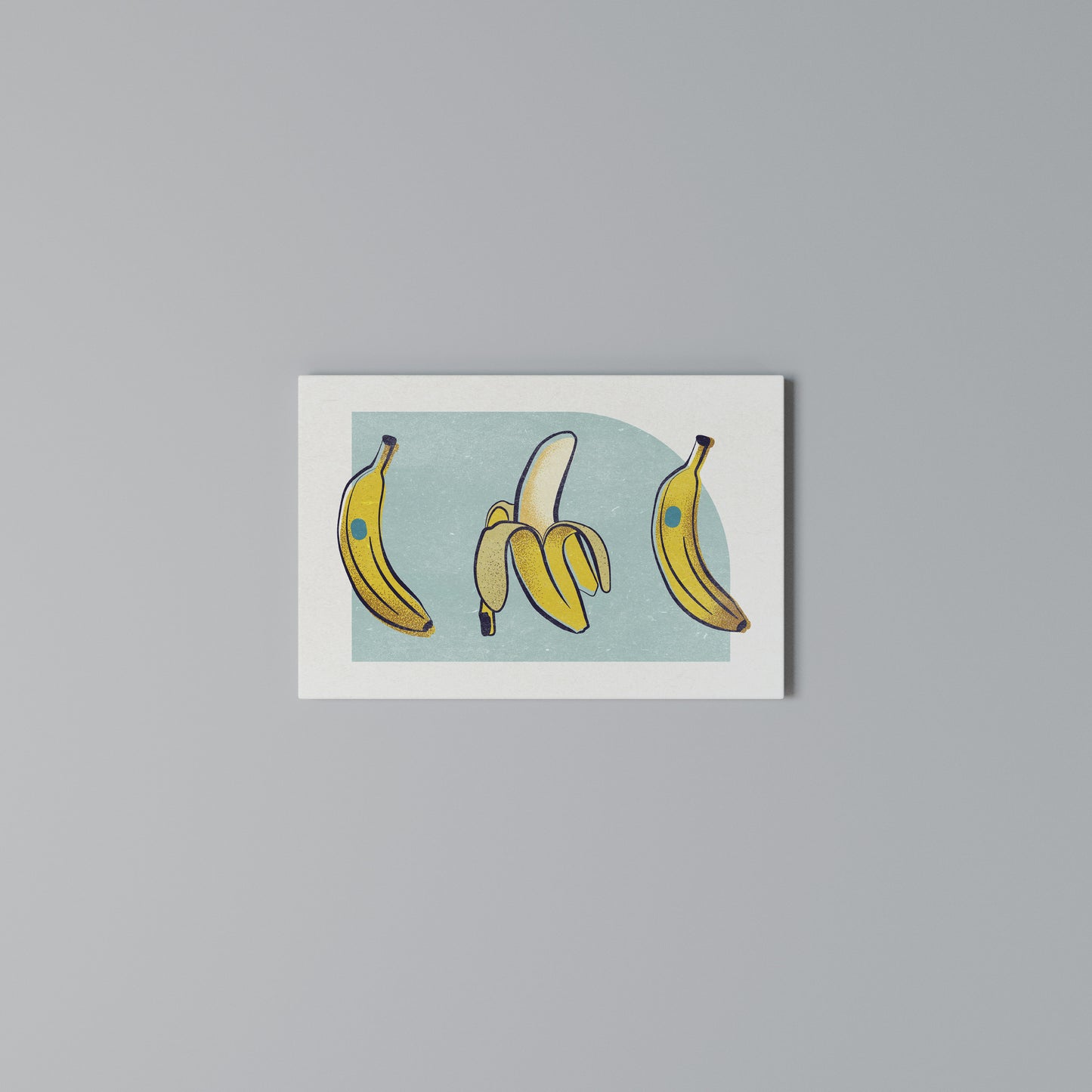 BOLD BANANA BOUQUET Horizontal Canvas Print
