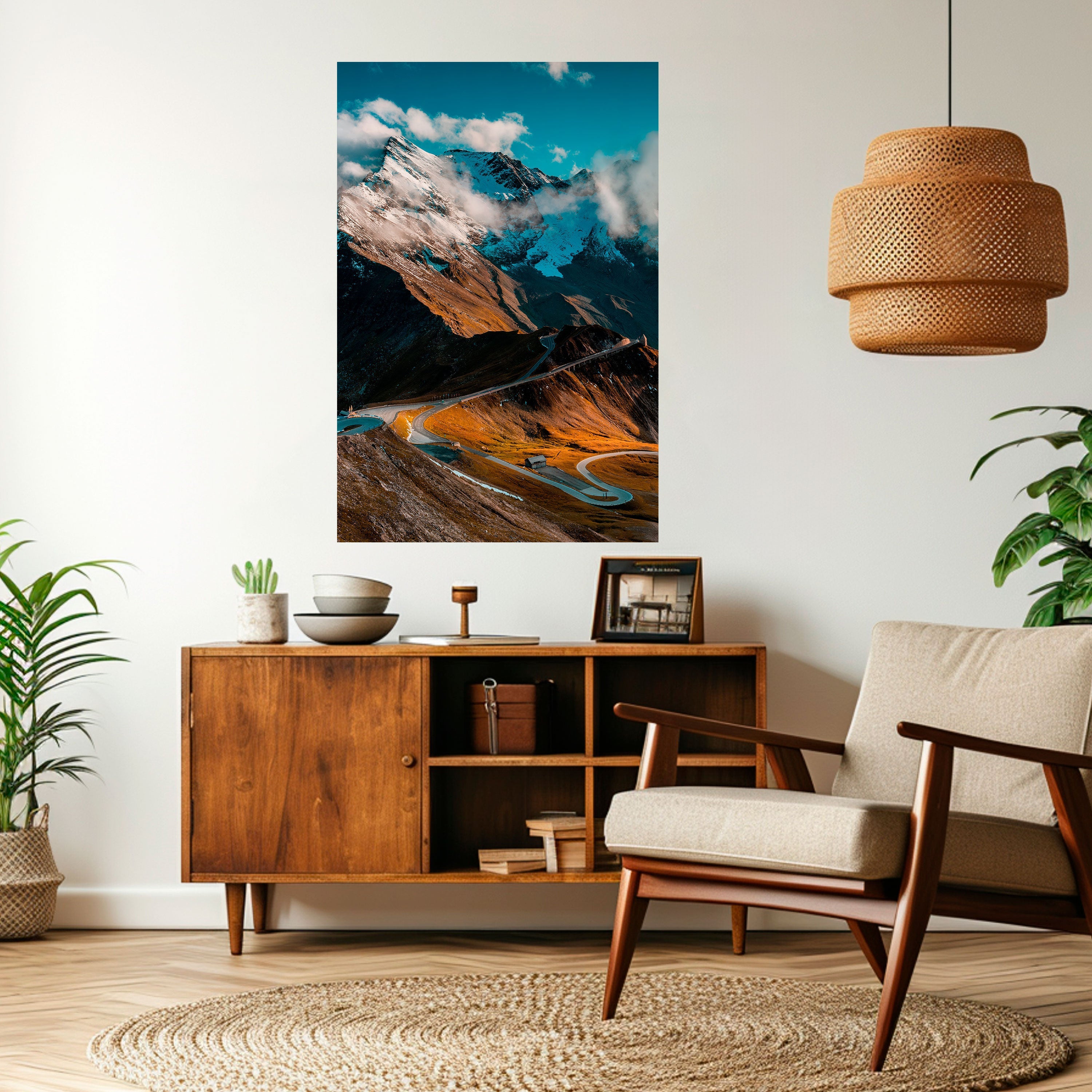 Affiche verticale autocollante MOUNTAIN SERPENTINE