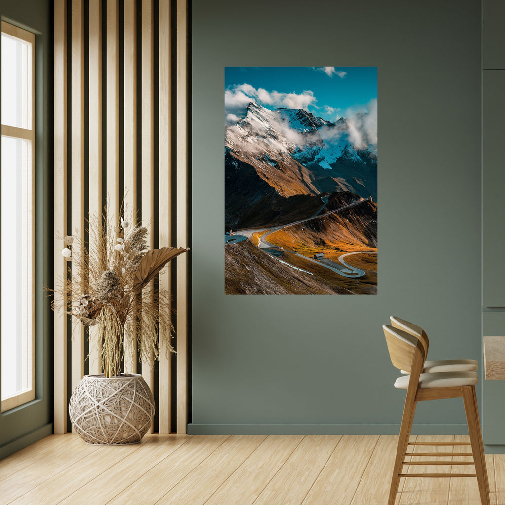 Affiche verticale autocollante MOUNTAIN SERPENTINE