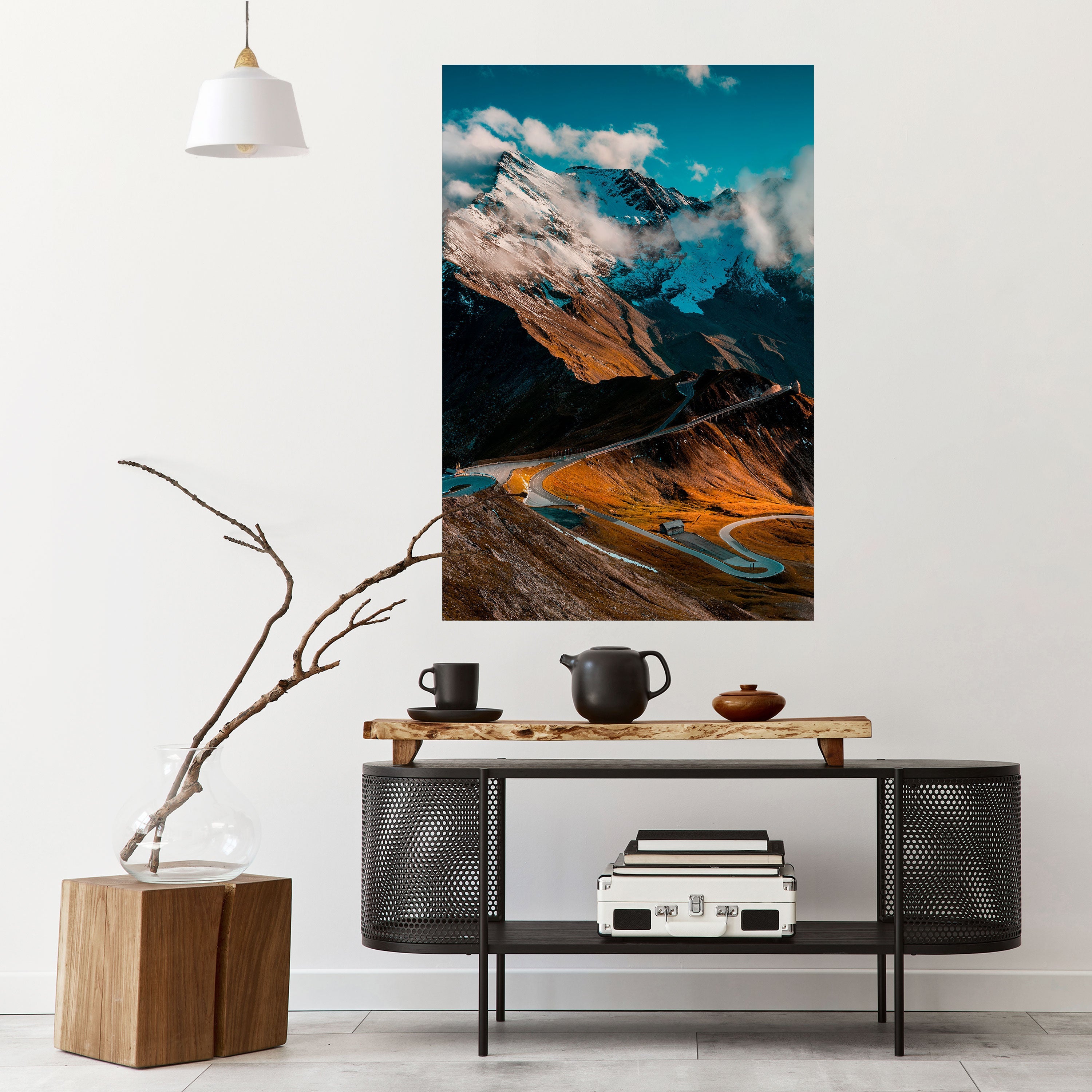 Affiche verticale autocollante MOUNTAIN SERPENTINE