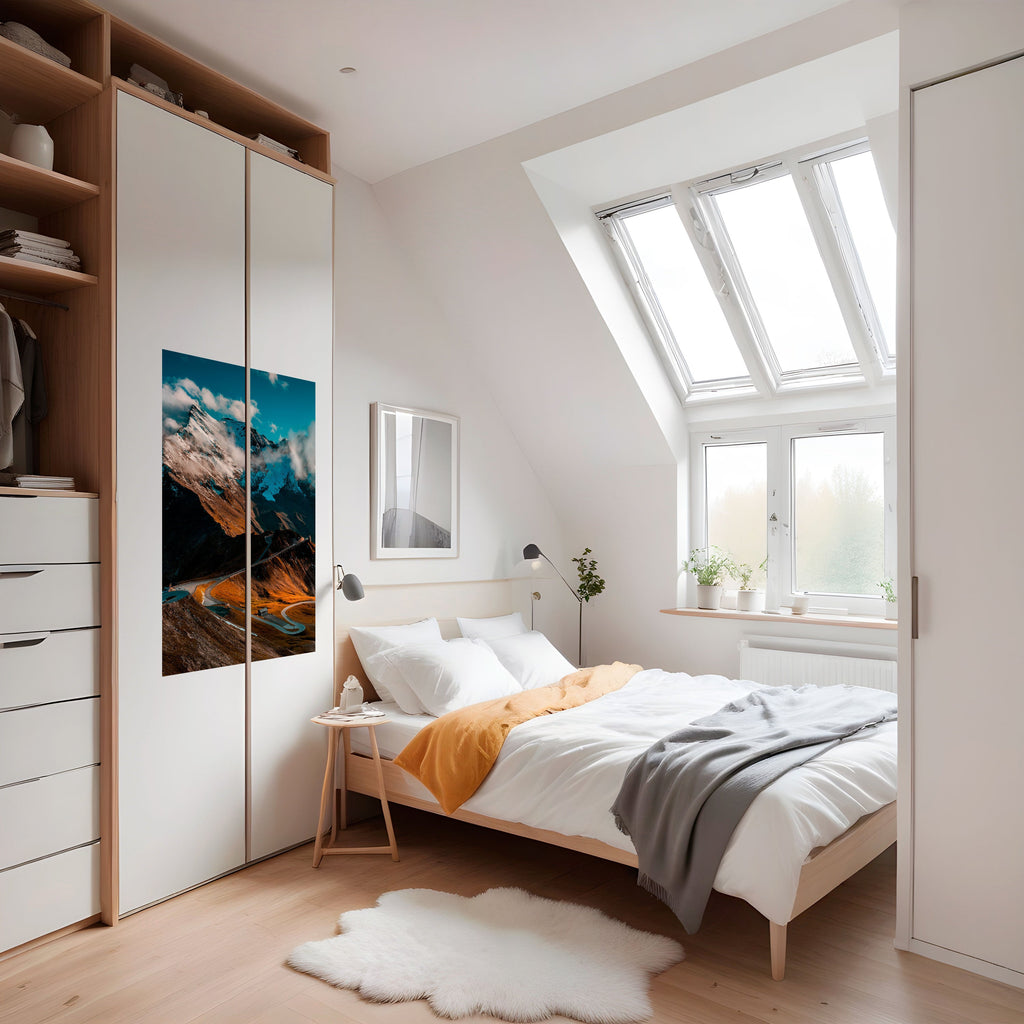 Affiche verticale autocollante MOUNTAIN SERPENTINE