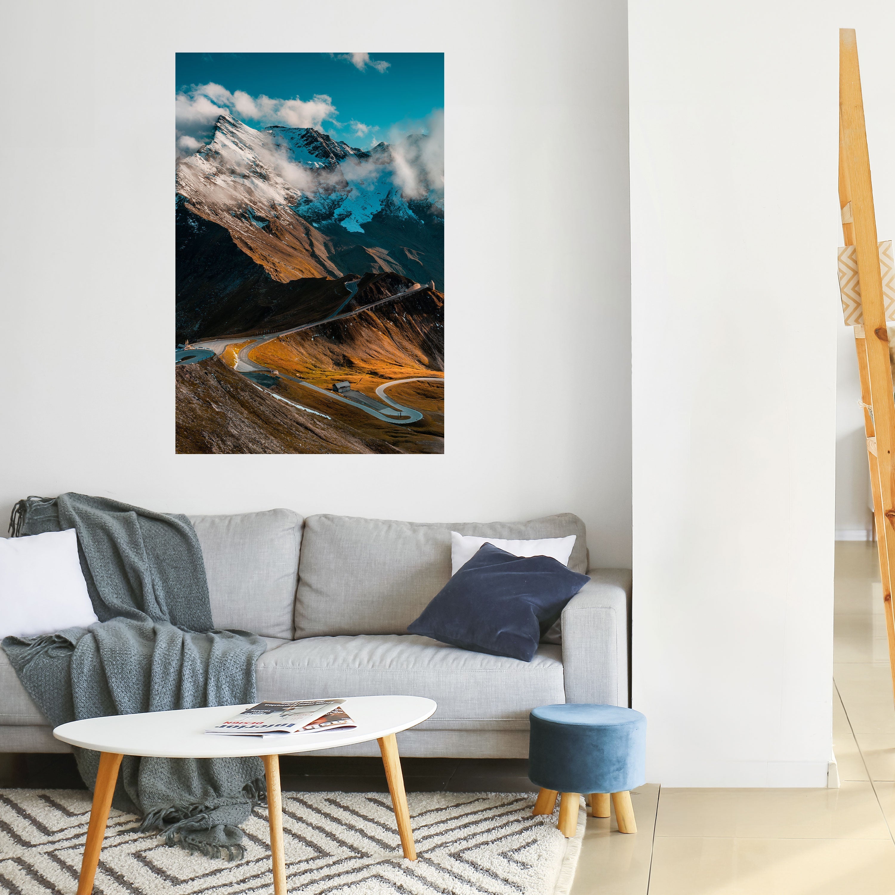 Affiche verticale autocollante MOUNTAIN SERPENTINE