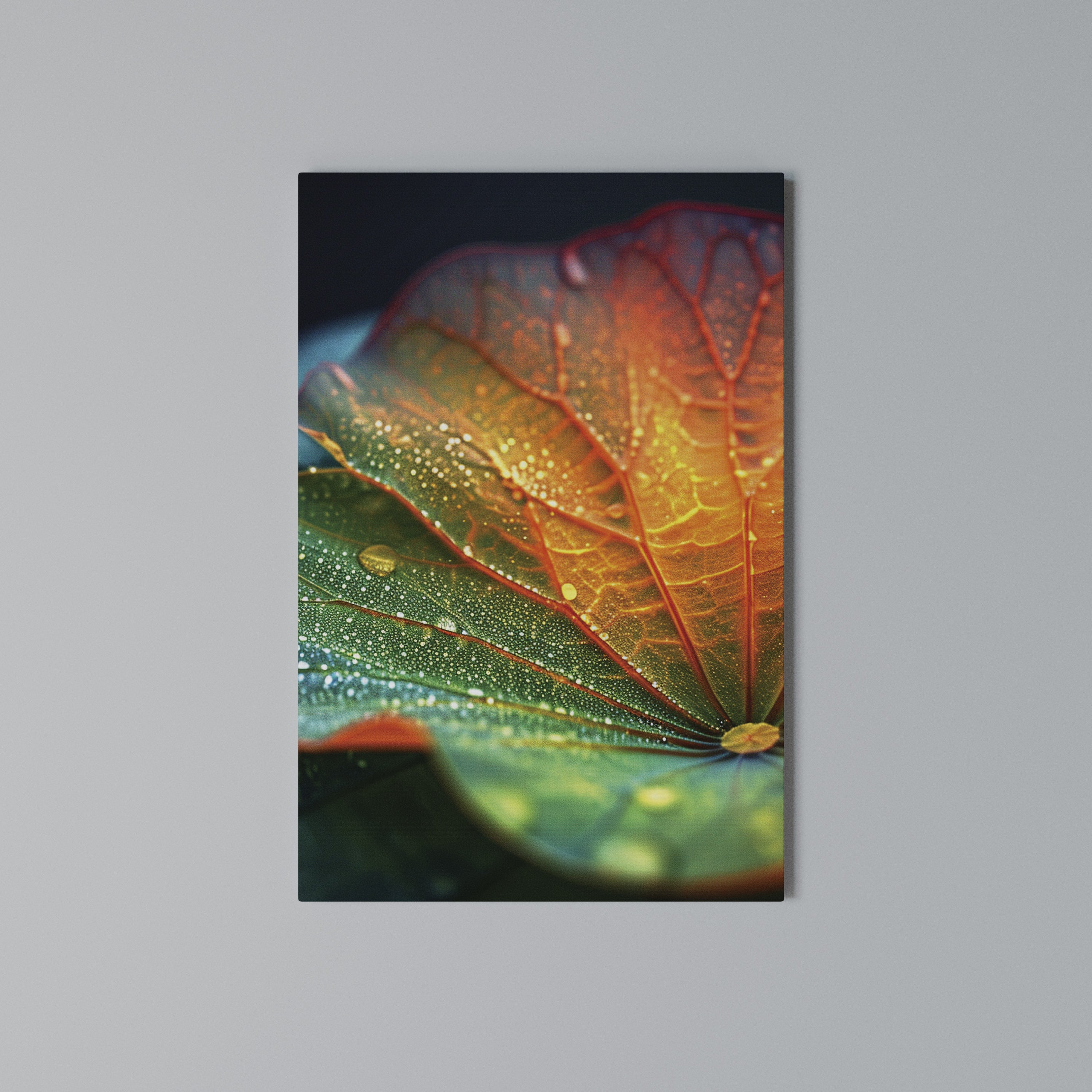 ECHOES OF RAIN Vertical Canvas Print