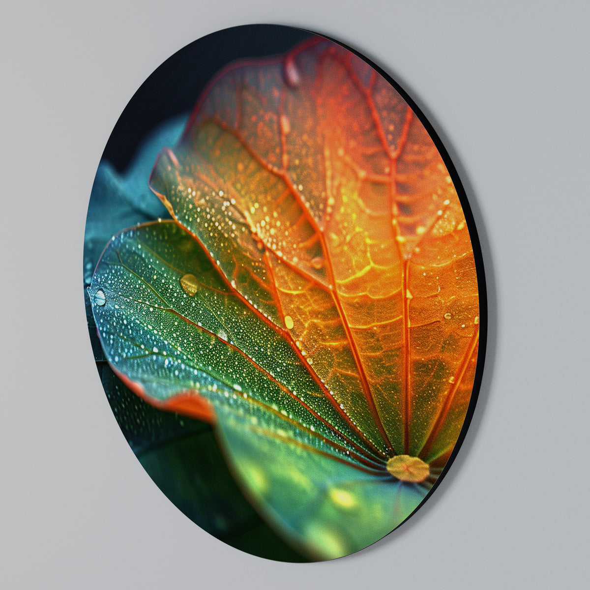 ECHOES OF RAIN Round Wall Art