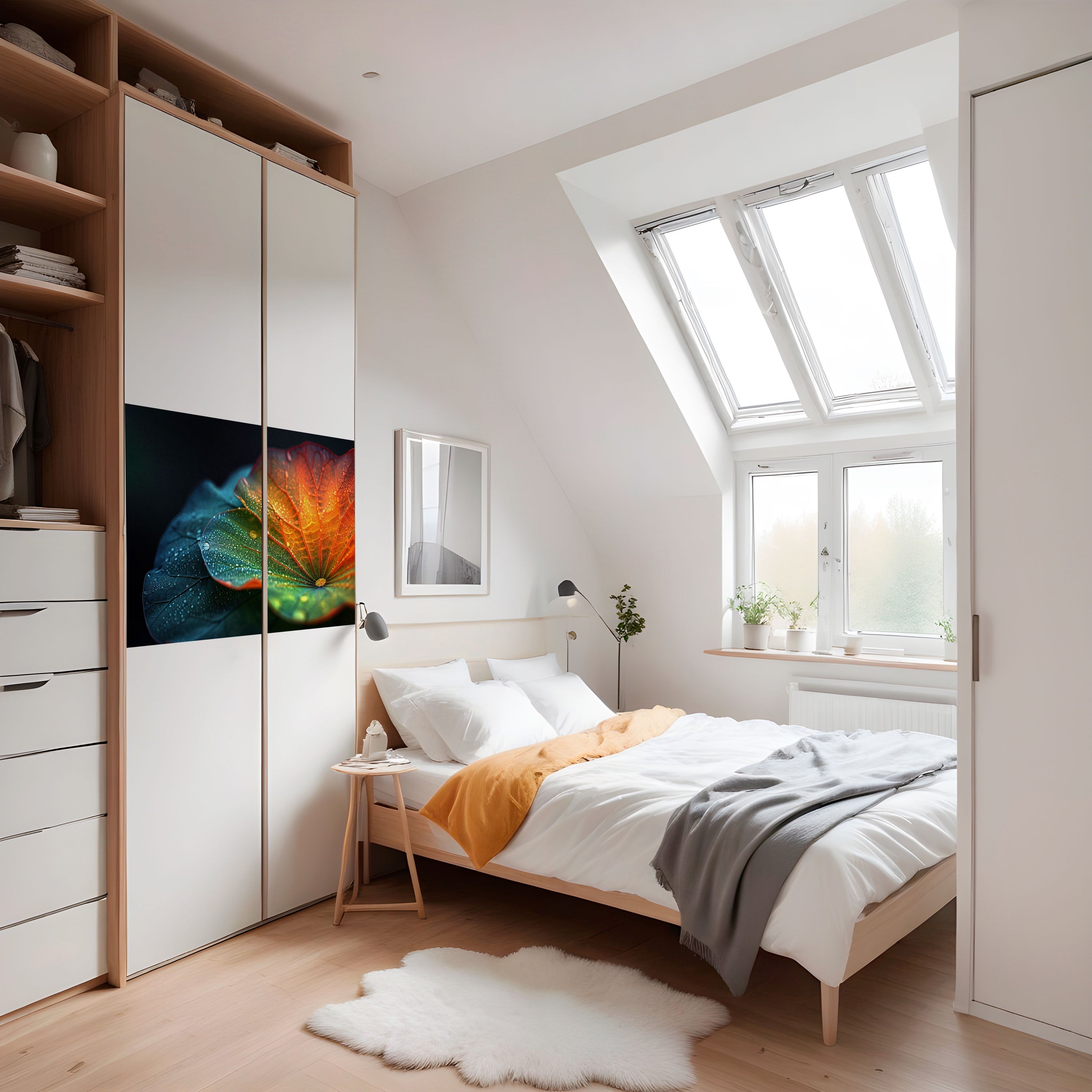 Affiche horizontale autocollante « ÉCHOS DE PLUIE »