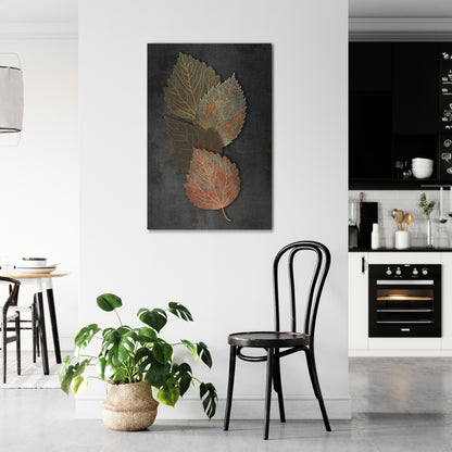 FOLIAGE IN FOCUS Vertical Canvas Print