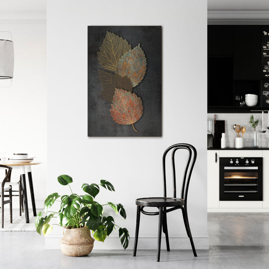 FOLIAGE IN FOCUS Vertical Canvas Print