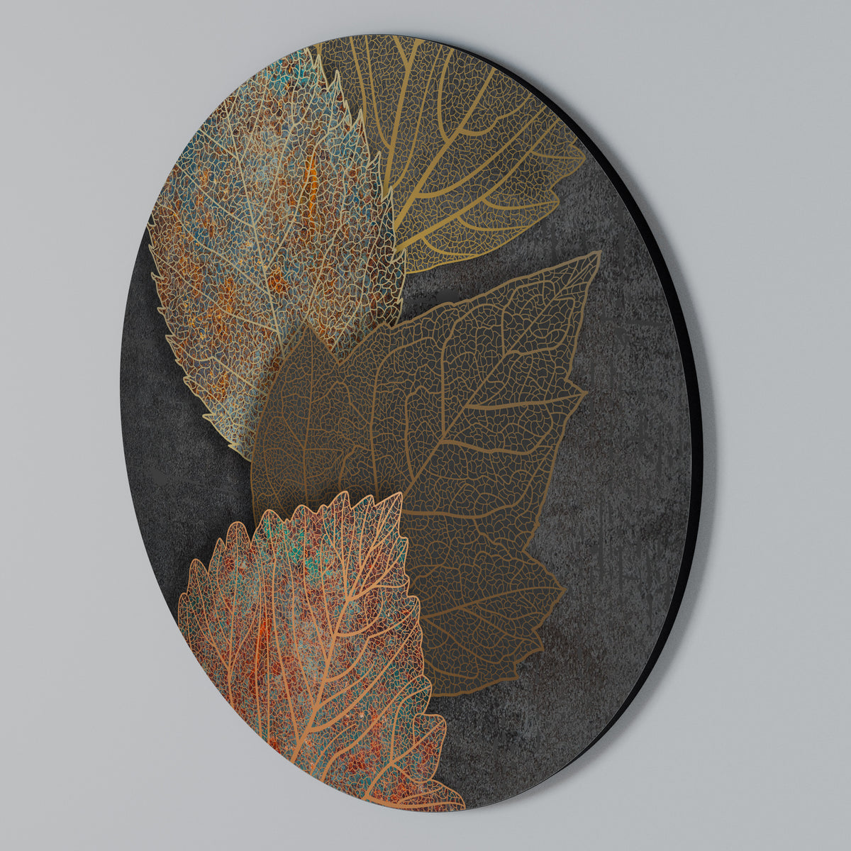 FOLIAGE IN FOCUS Round Wall Art