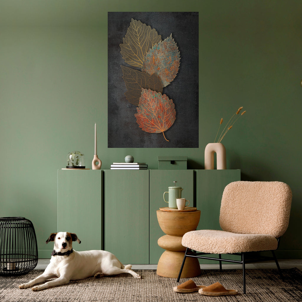 Affiche verticale autocollante « FEUILLAGE EN VEDETTE »