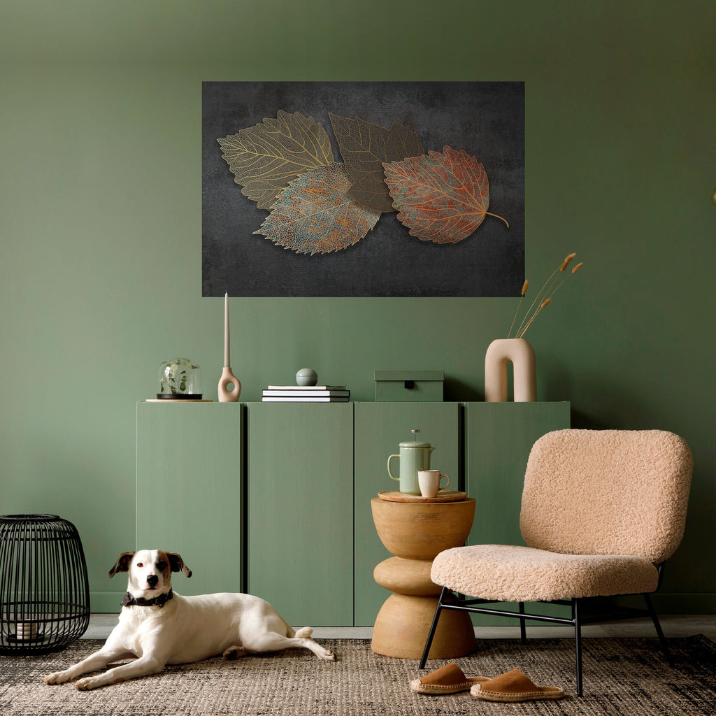 Affiche horizontale autocollante « FEUILLAGE EN VEDETTE »