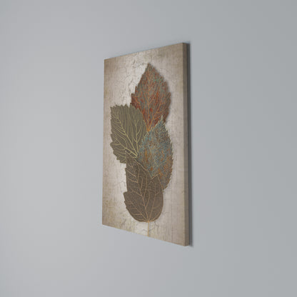 LEAVES OF TIME Vertical Canvas Print