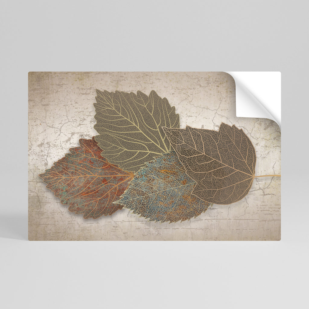 Affiche horizontale autocollante LEAVES OF TIME